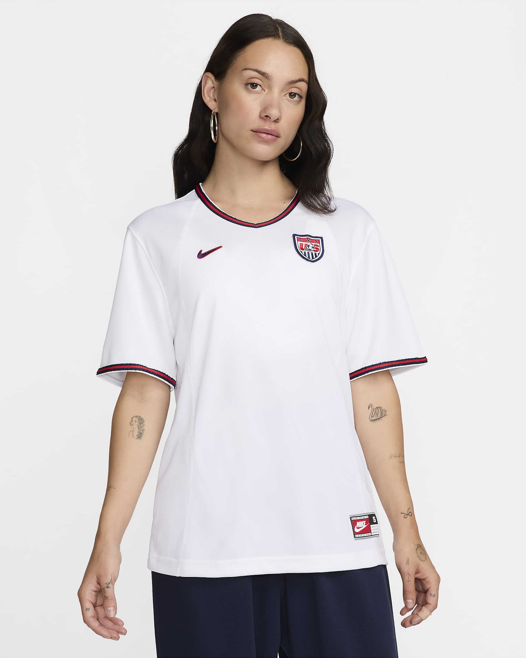 USWNT 1999 Reissue Women's Nike Soccer Replica Jersey - White/Royal Blue