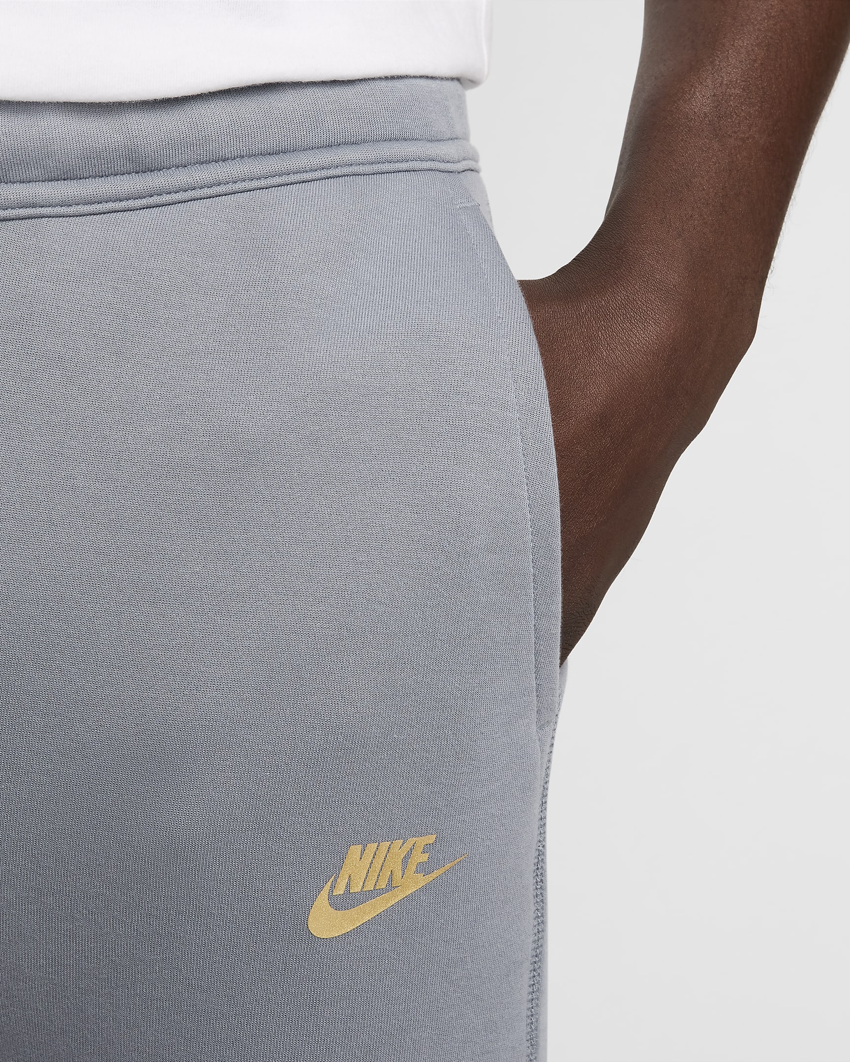 Nike Sportswear Tech Fleece Joggingbroek voor heren - Cool Grey/Metallic Gold