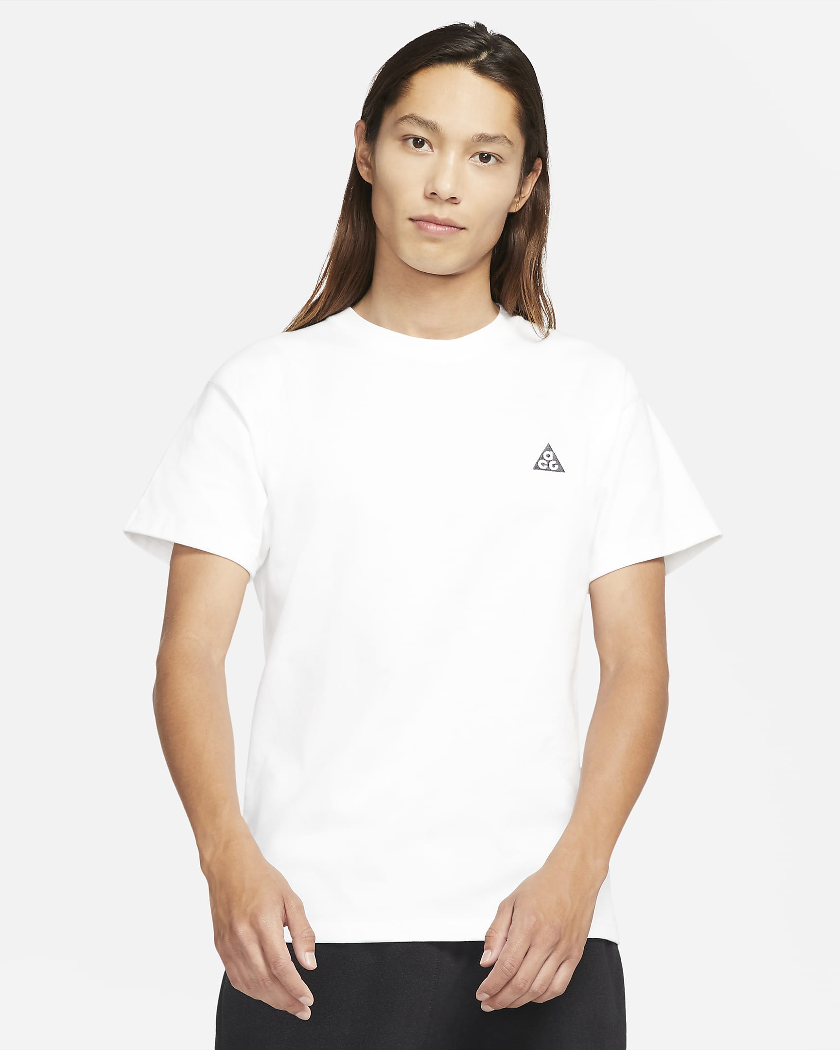 ナイキ ACG メンズ ショートスリーブ Tシャツ - ホワイト/アンスラサイト