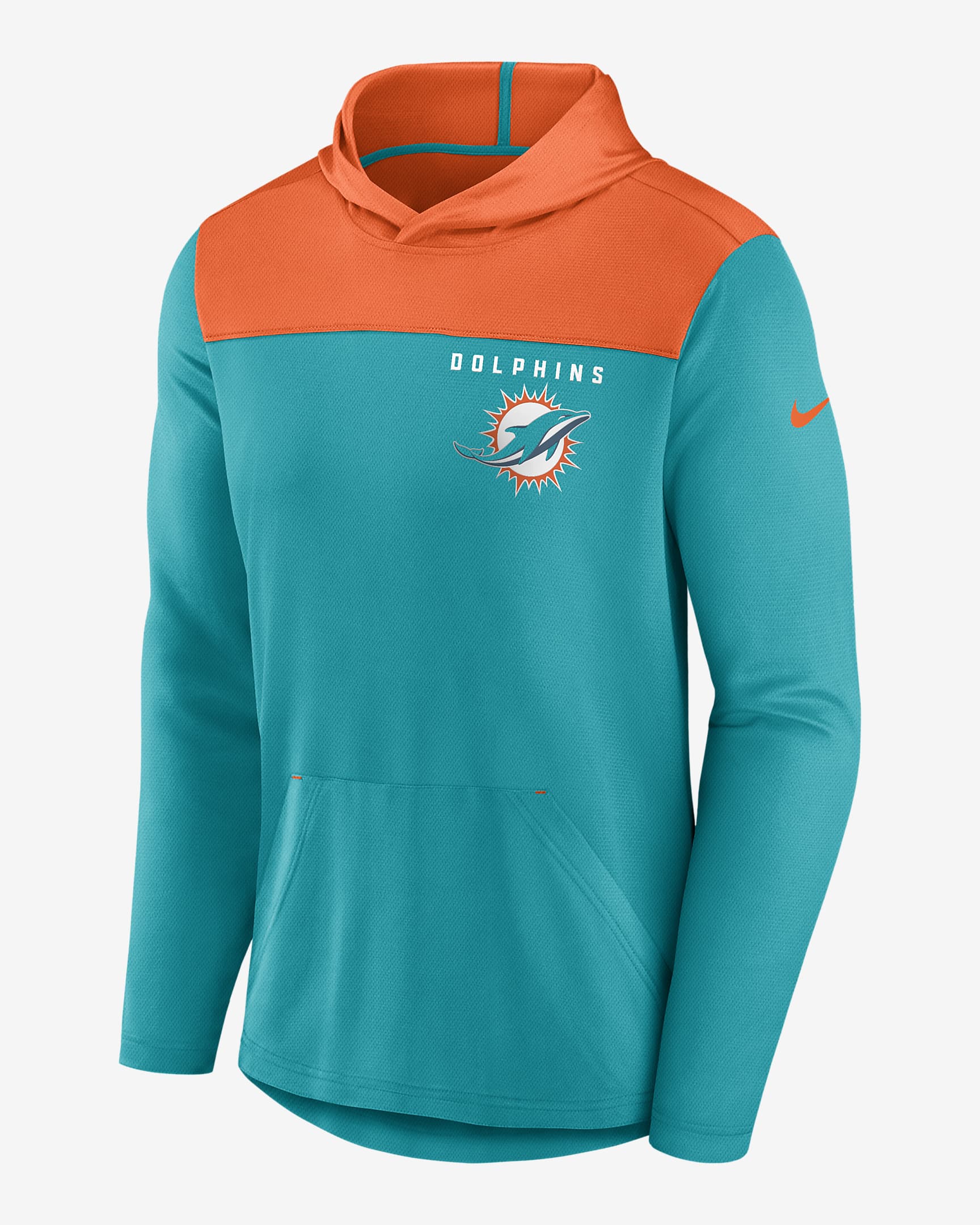 Sudadera con gorro sin cierre Nike de la NFL para hombre Miami Dolphins ...