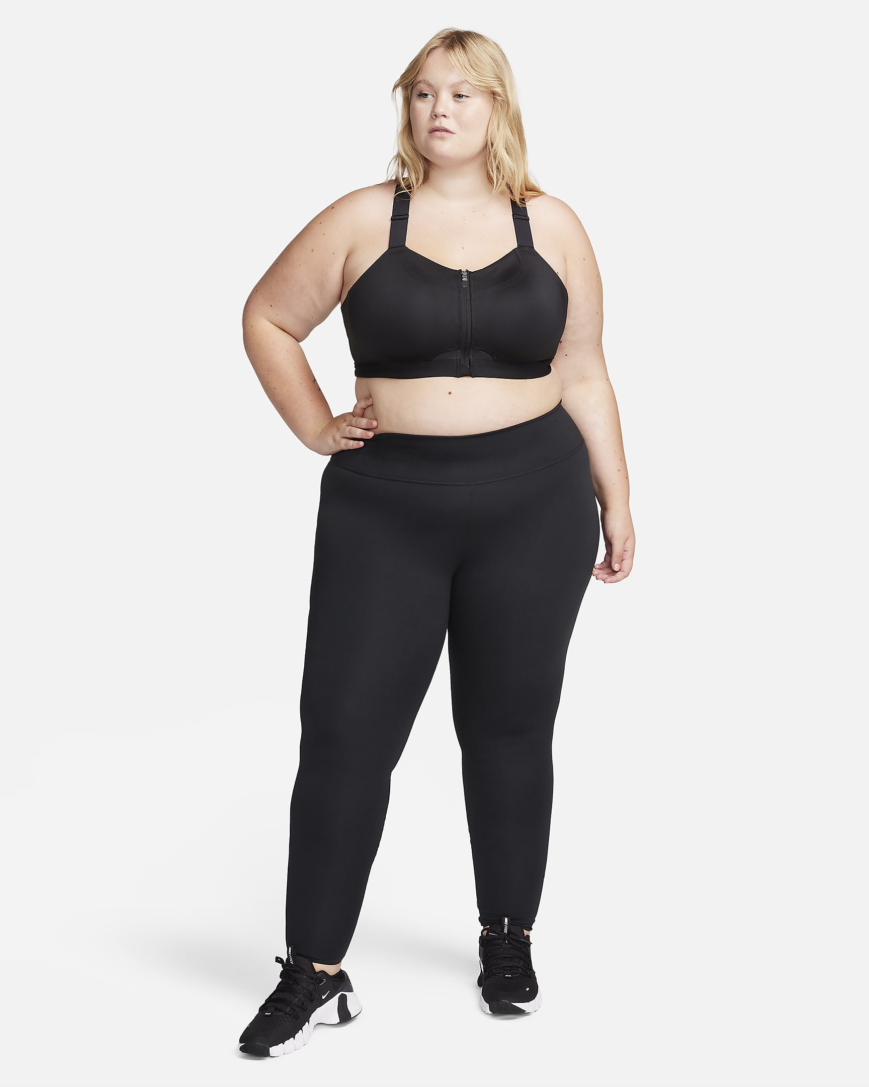 Bra Imbottito A Sostegno Elevato Con Zip Anteriore Nike Alpha – Donna ...