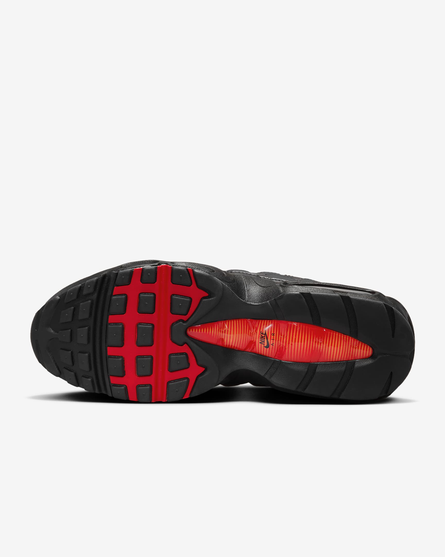 Sapatilhas Nike Air Max 95 para homem - Preto/Laranja Safety/Vermelho University