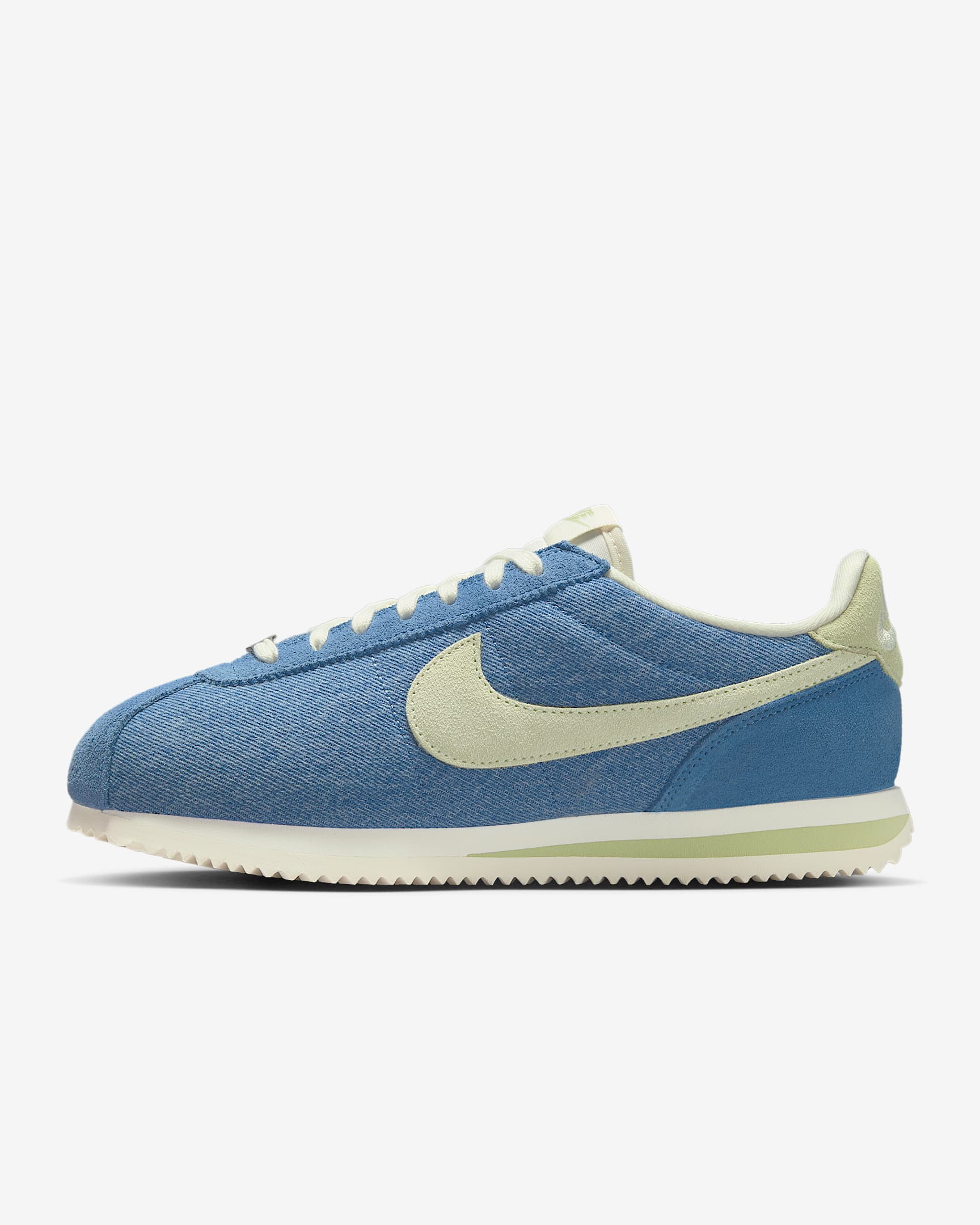 Nike Cortez SE Women's Shoes - Smokey Blue/Aegean Storm/Pale Ivory/Olive Aura