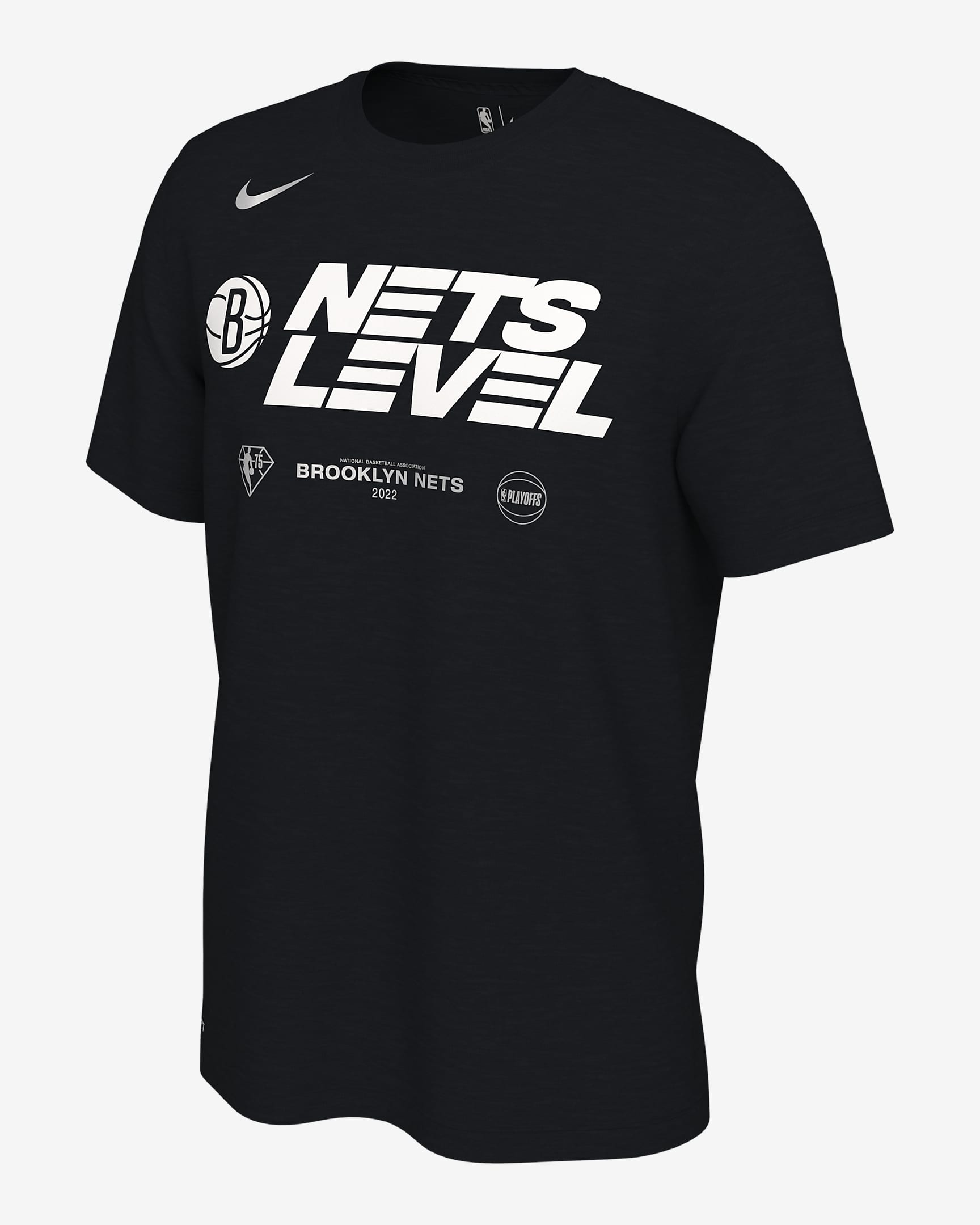 Brooklyn Nets Men's Nike NBA T-Shirt - Black