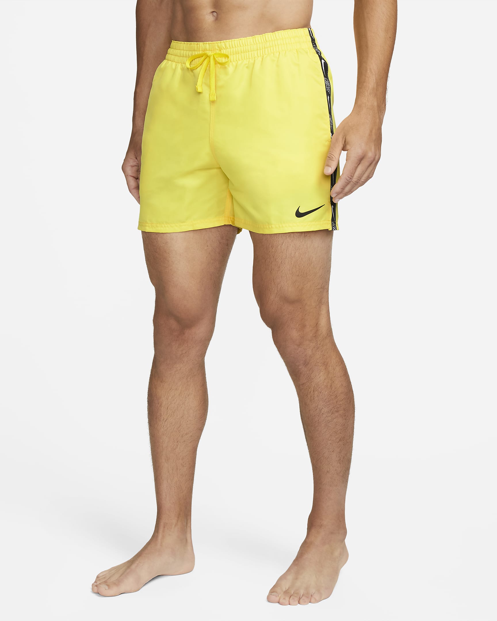 Traje de baño tipo short de voleibol de 13 cm para hombre Nike - Limón