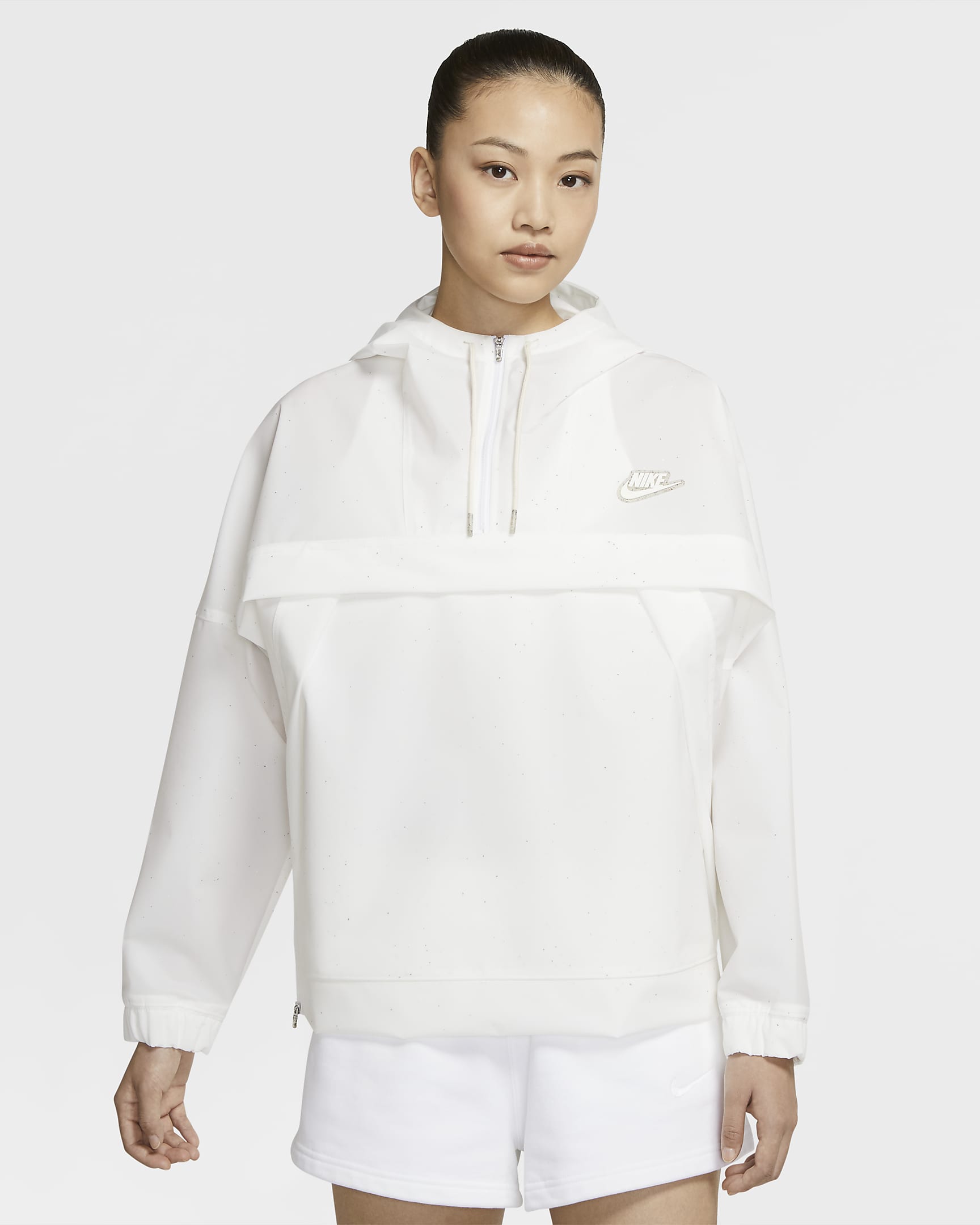 Nike Sportswear Women's Anorak Jacket - White/White
