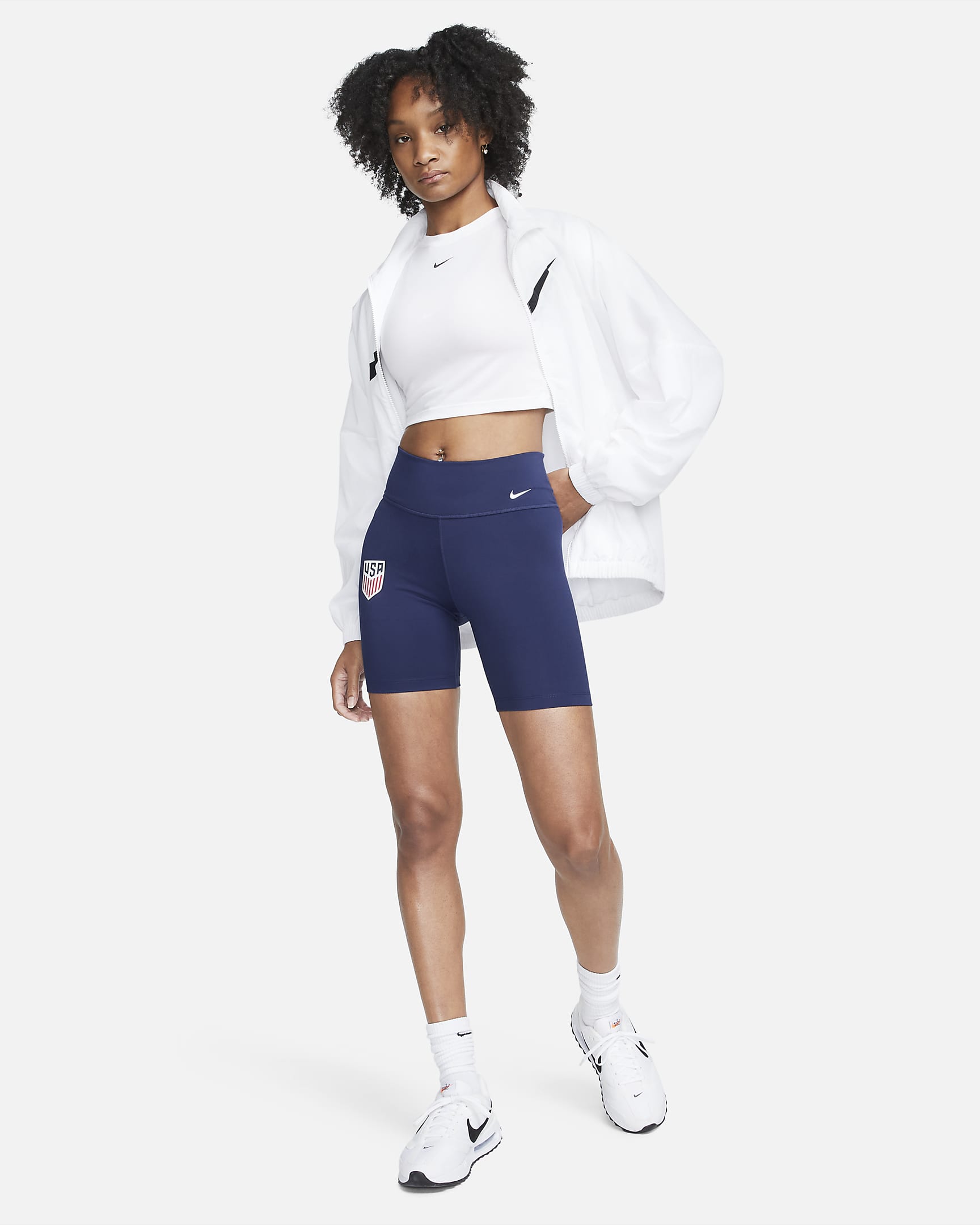 womens nike biker short sets