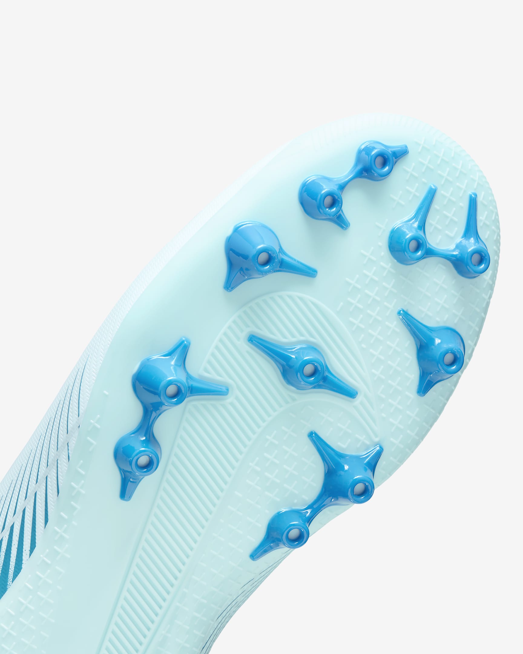 Chaussure de foot montante à crampons pour terrain synthétique Nike Jr. Mercurial Superfly 10 Academy pour enfant/ado - Glacier Blue/Blue Orbit