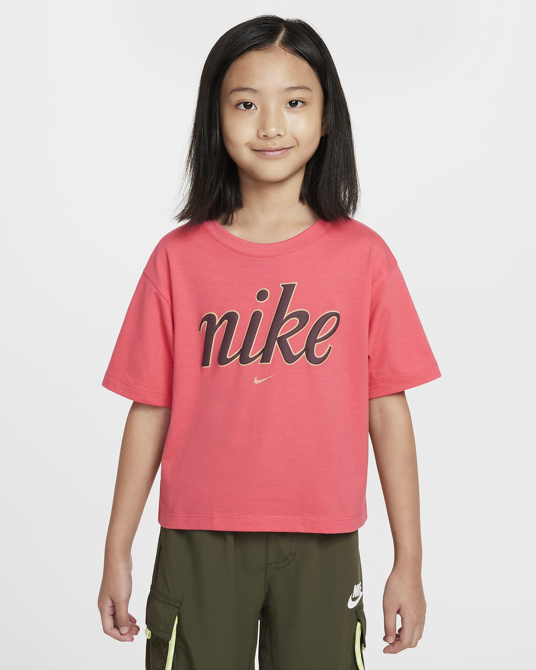 Nike Little Kids' Graphic Star Boxy T-Shirt - Aster Pink