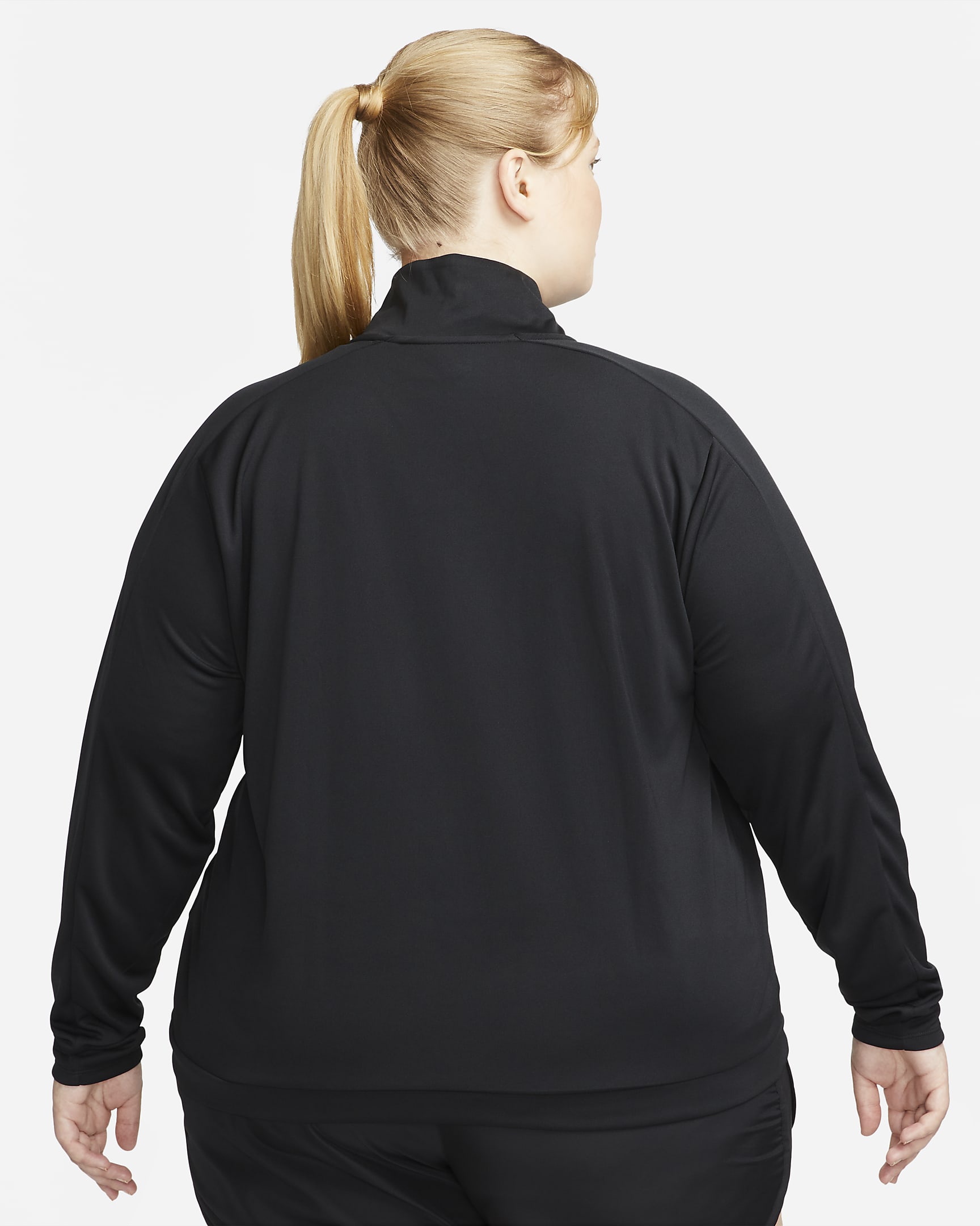 Haut de running à 1/4 de zip Nike DriFIT Swoosh pour femme (grande taille). Nike CA