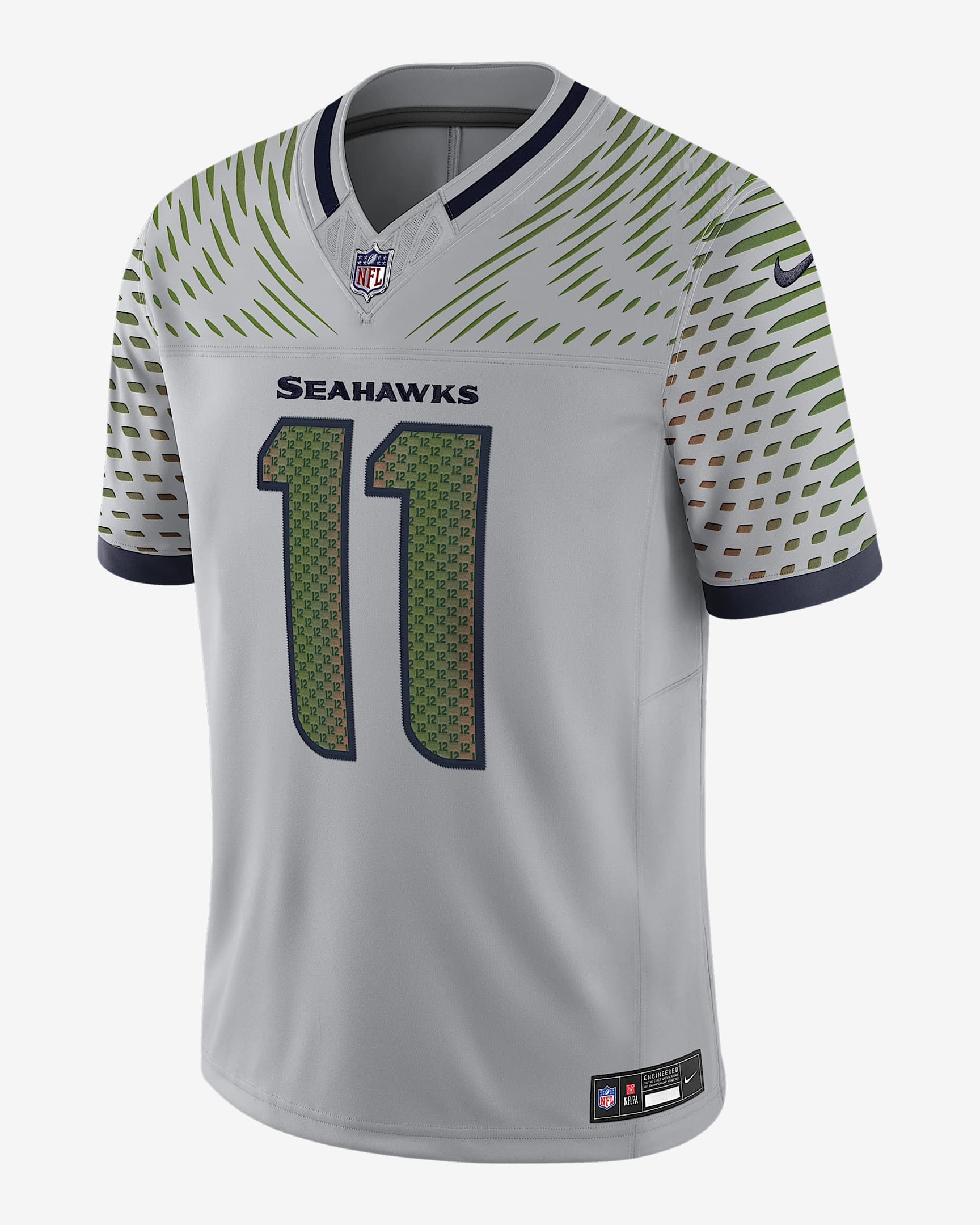 Jaxon Smith-Njigba Seattle Seahawks Rivalries Collection Men's Nike Dri-FIT NFL Limited Jersey - Grey