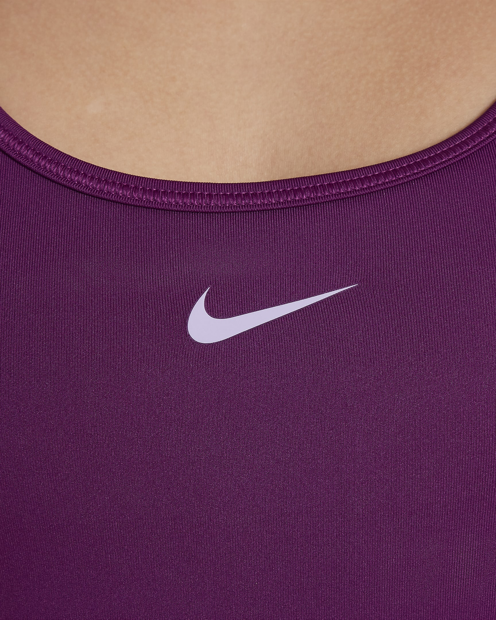 Bra deportivo para niña Nike Pro Swoosh - Violeta viotech/Hortensias