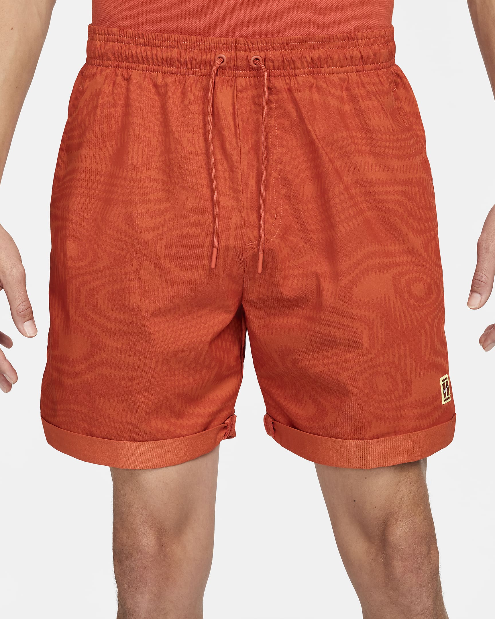 Short de tennis Dri-FIT NikeCourt Heritage 15 cm pour homme - Rust Factor