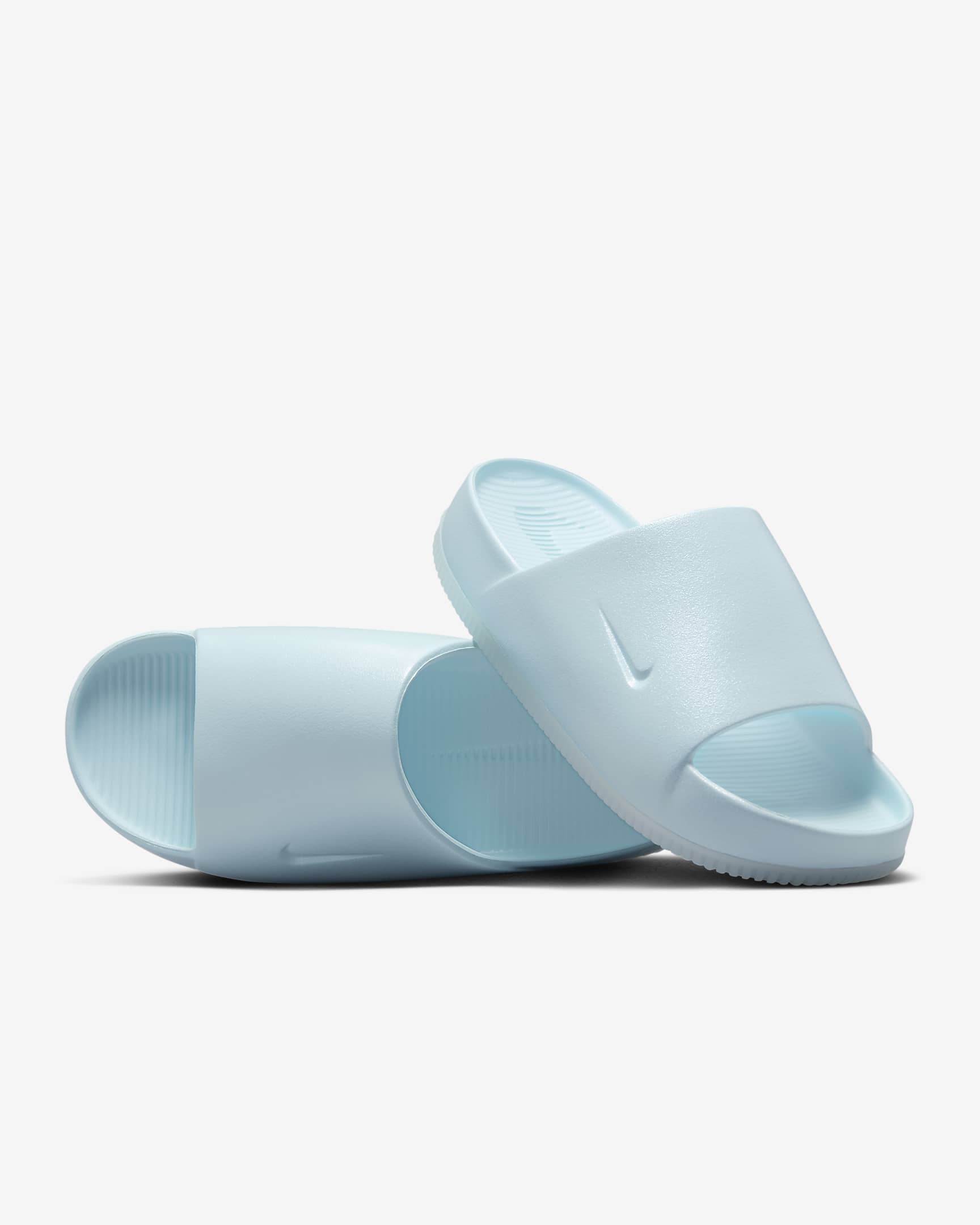 Klapki damskie Nike Calm SE - Glacier Blue/Glacier Blue