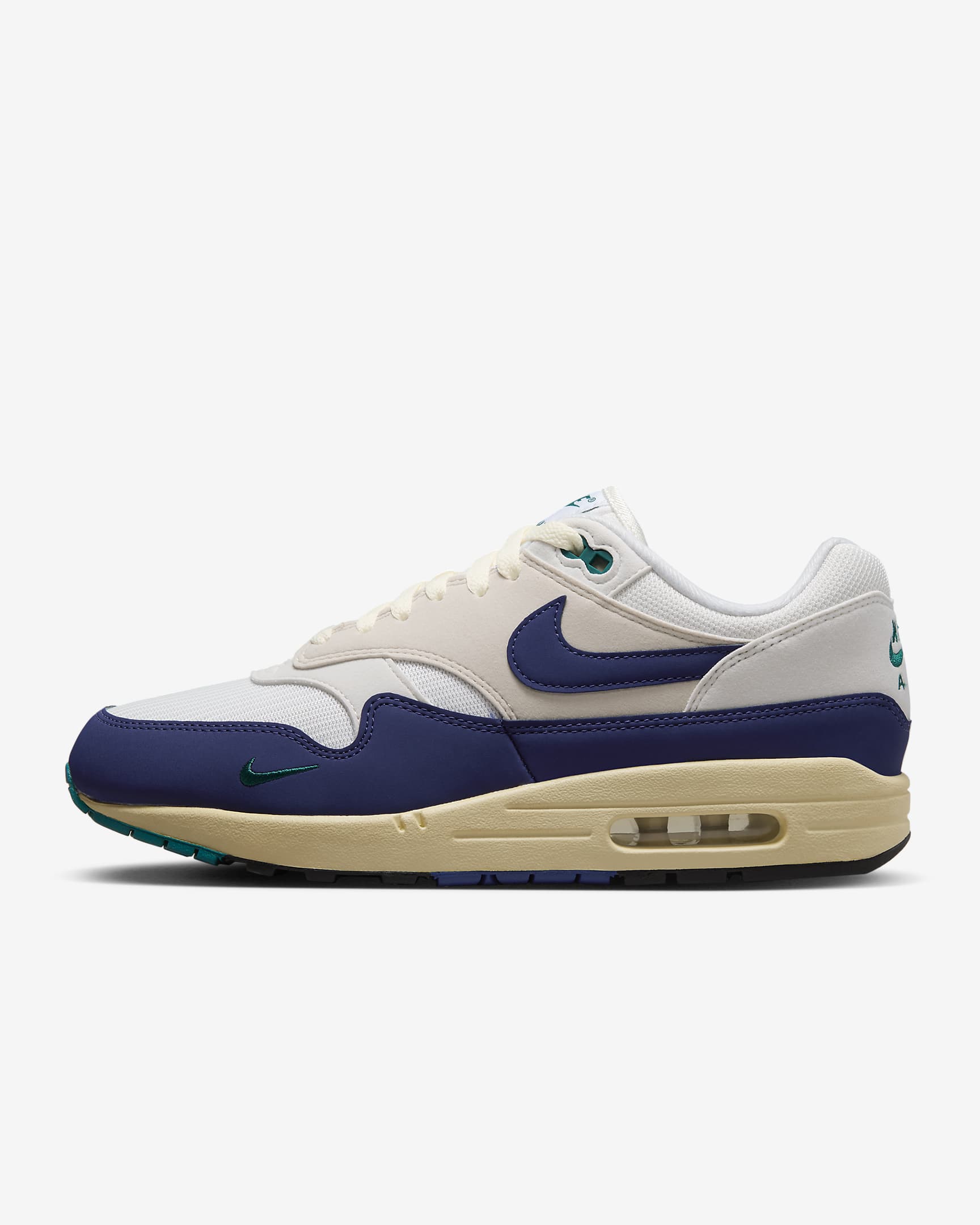 Chaussure Nike Air Max 1 pour homme - Sail/Light Orewood Brown/Phantom/Deep Royal Blue