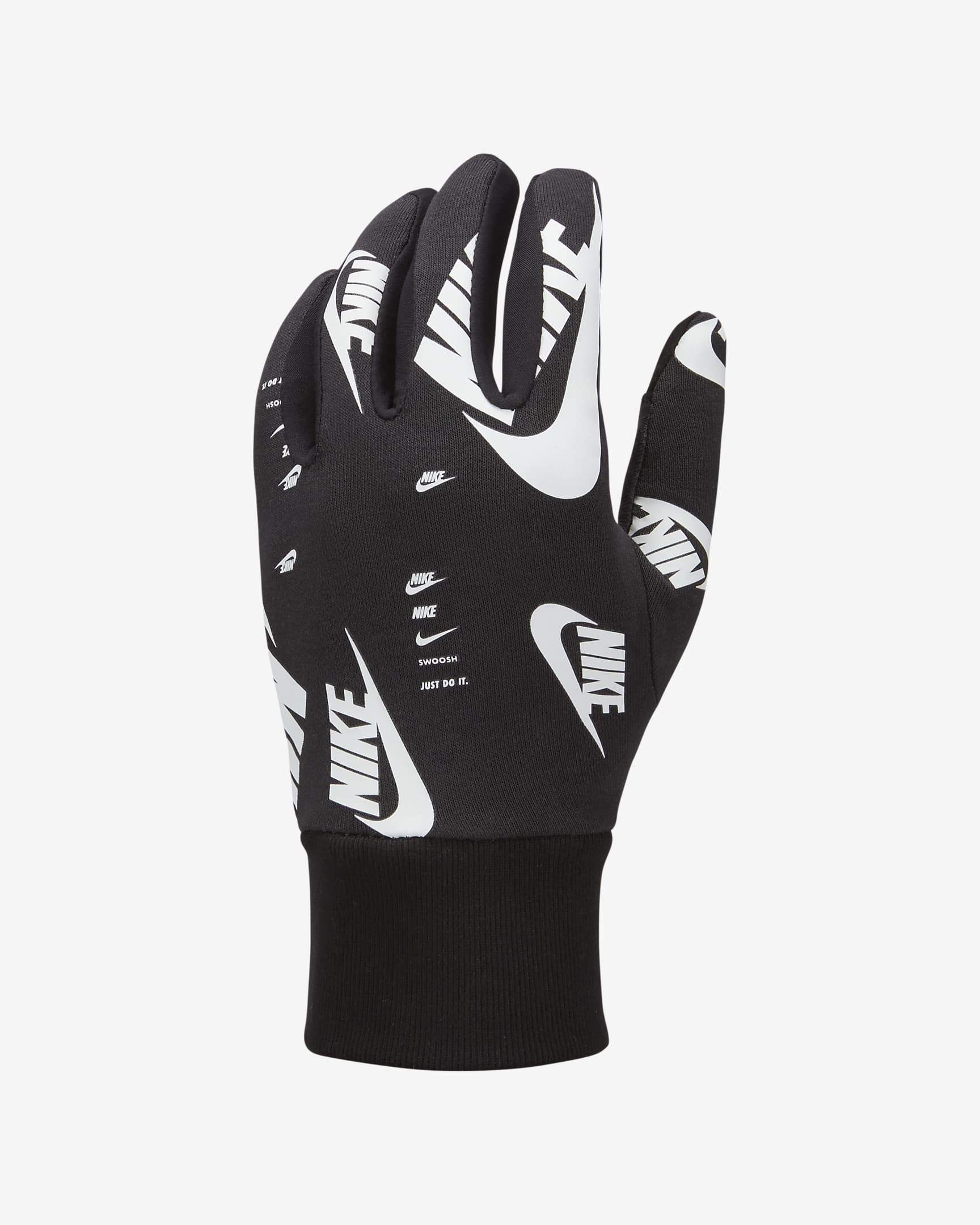 Nike Club Fleece Men's Training Gloves - Black/White/Light Crimson