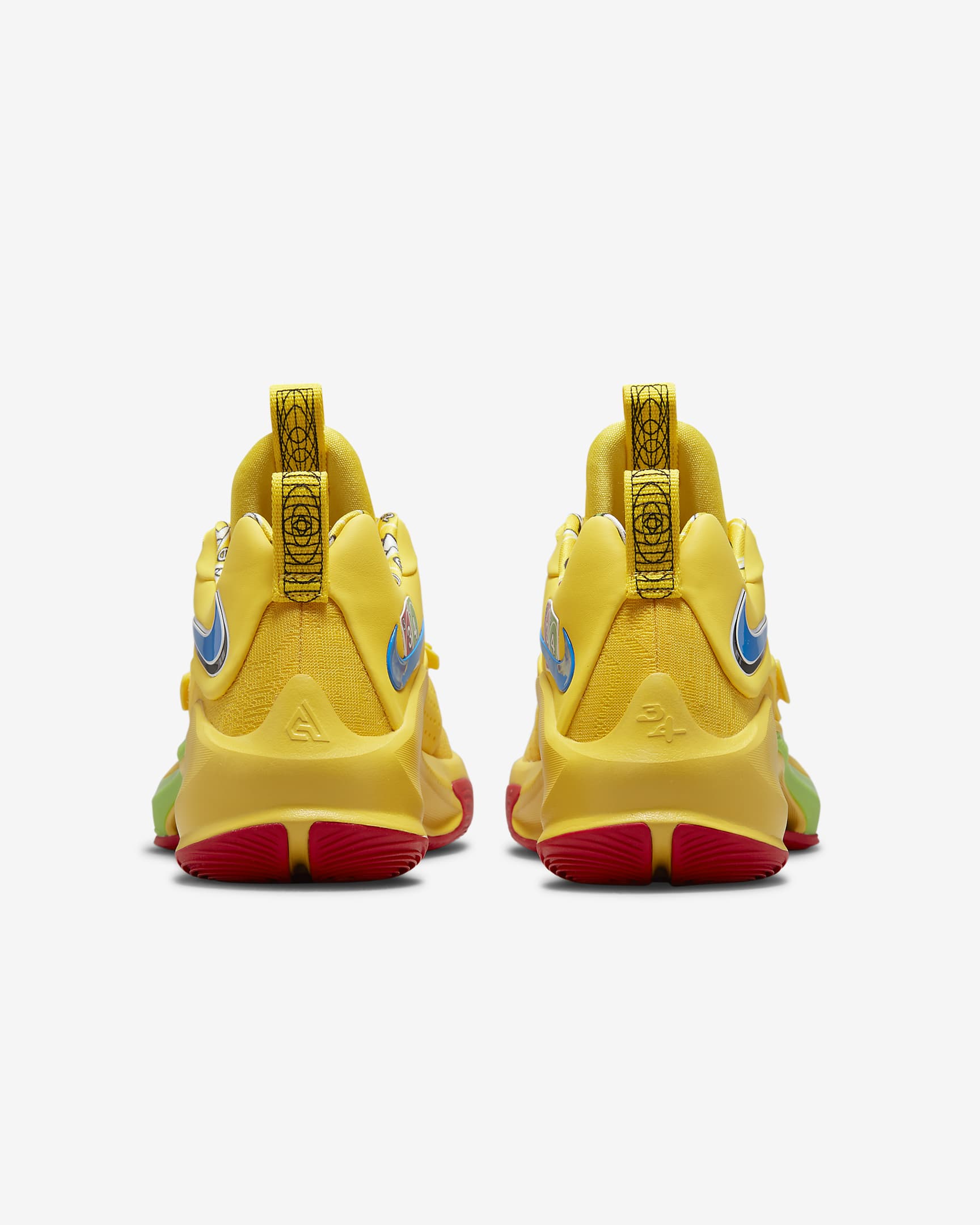 Freak 3 Basketball Shoes - Yellow Zest/White/Action Red/Black