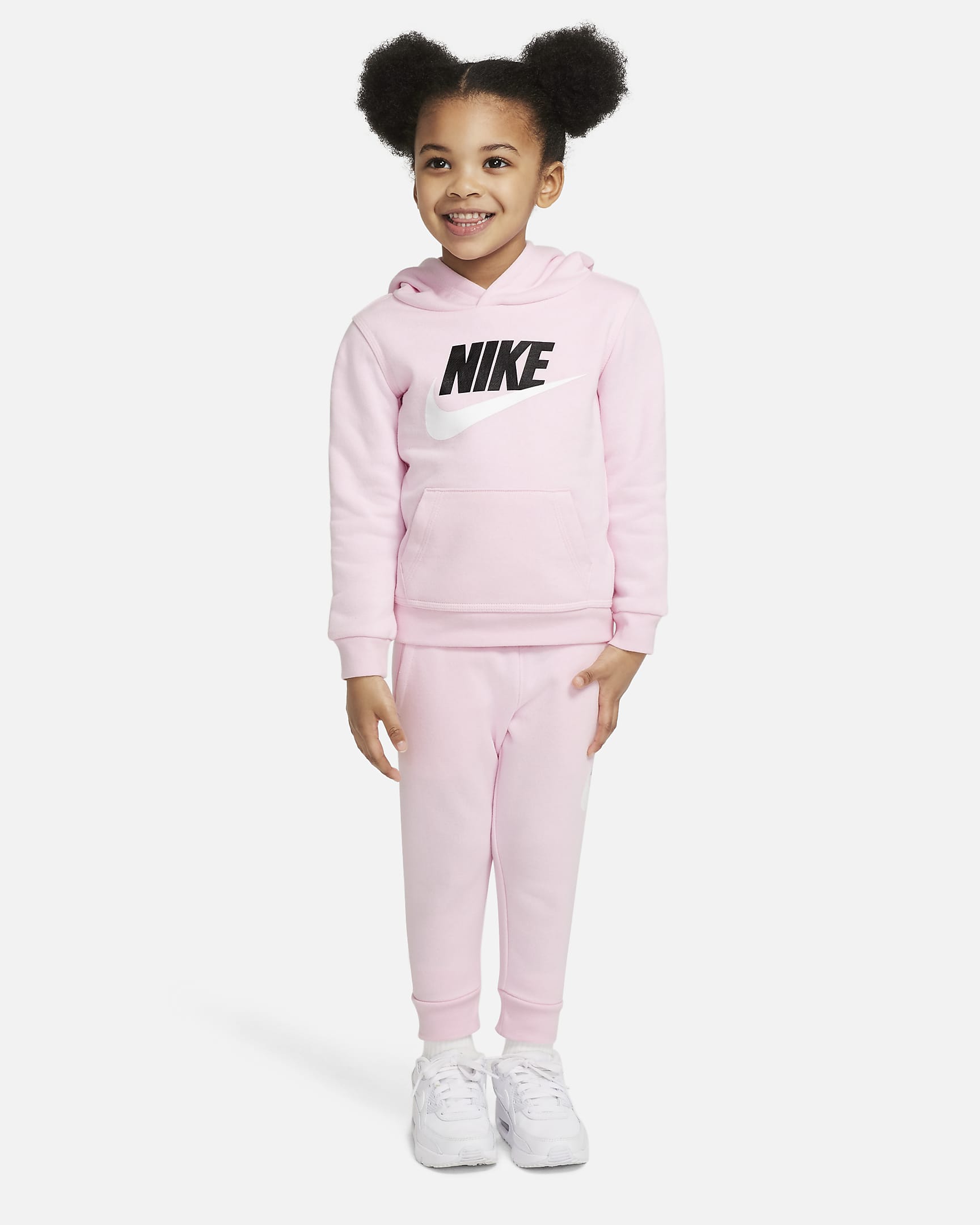 Nike Sportswear Club Fleece Toddler Pullover Hoodie - Pink Foam