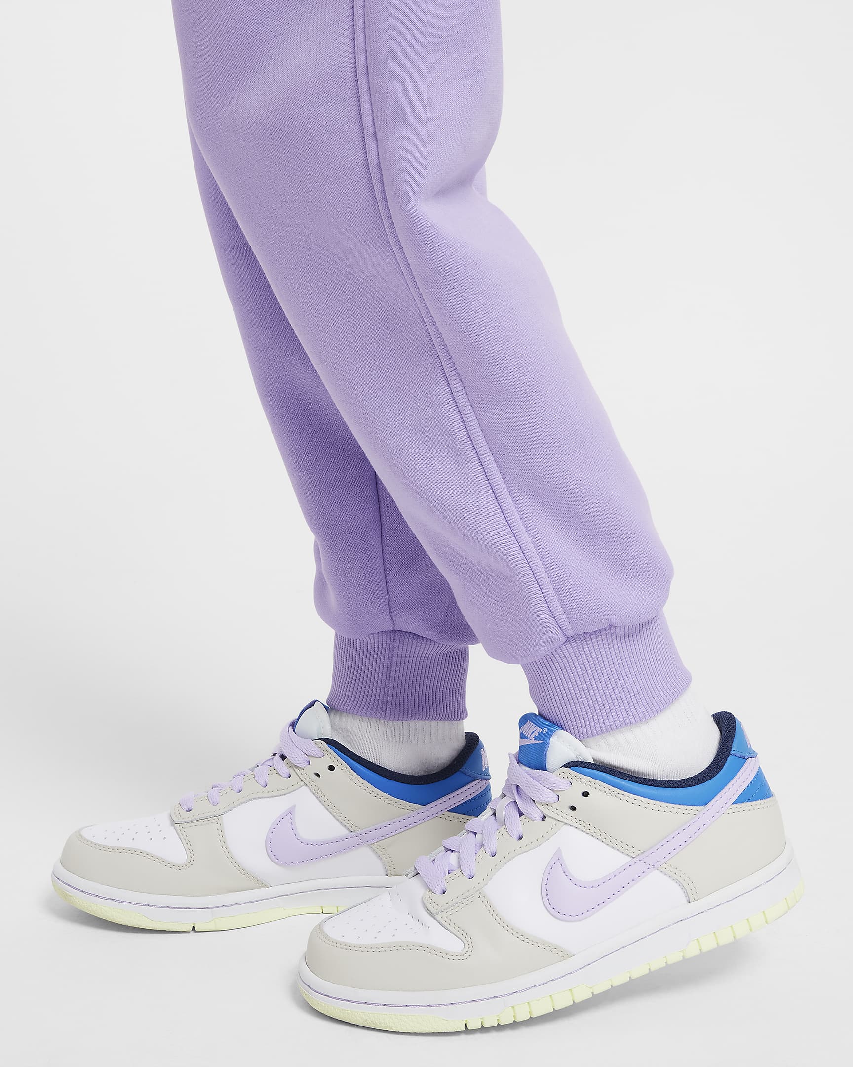 Nike Sportswear Club Fleece Big Kids' Joggers - Hydrangeas/White