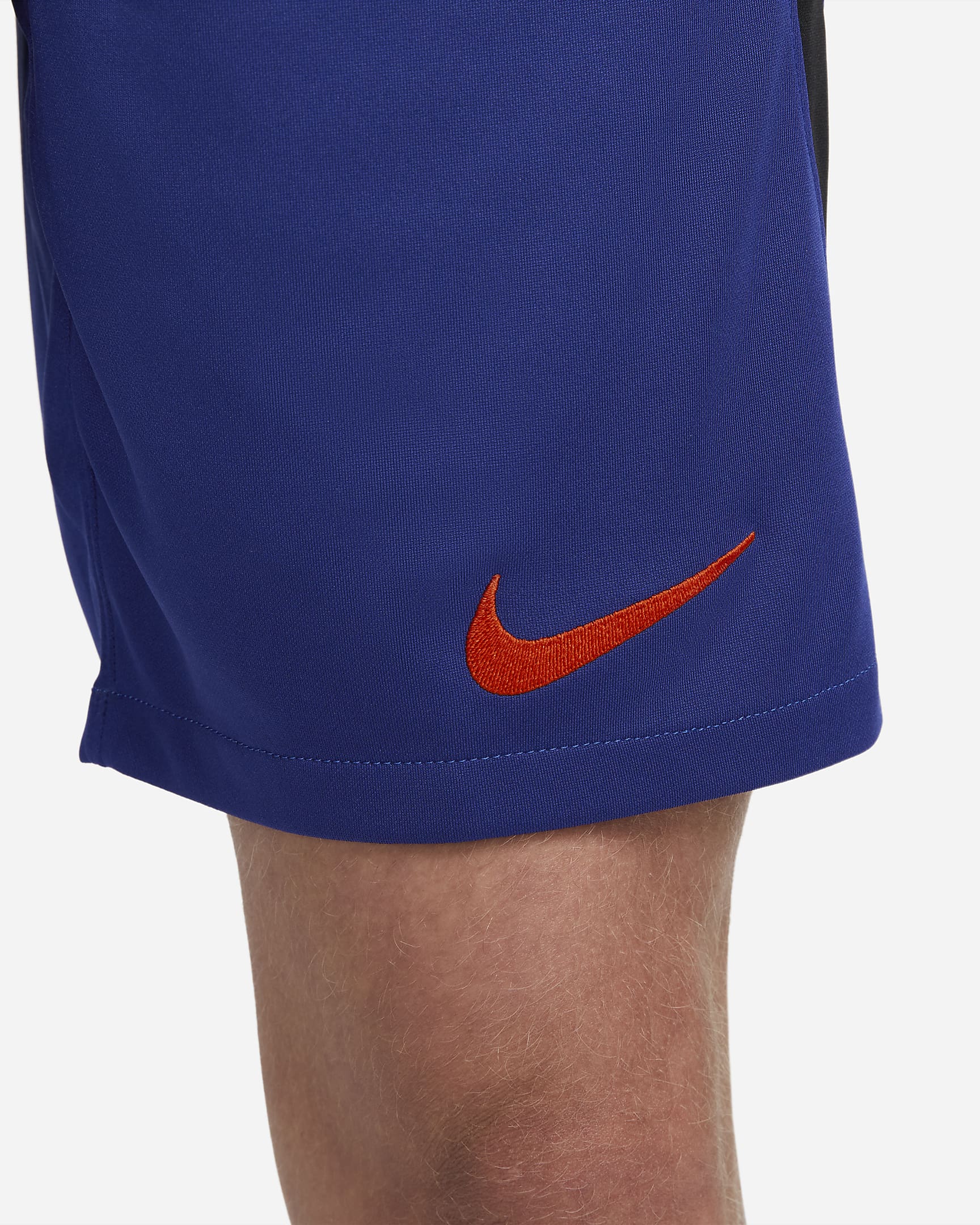Netherlands 2022/23 Stadium Away Men's Nike DriFIT Soccer Shorts.