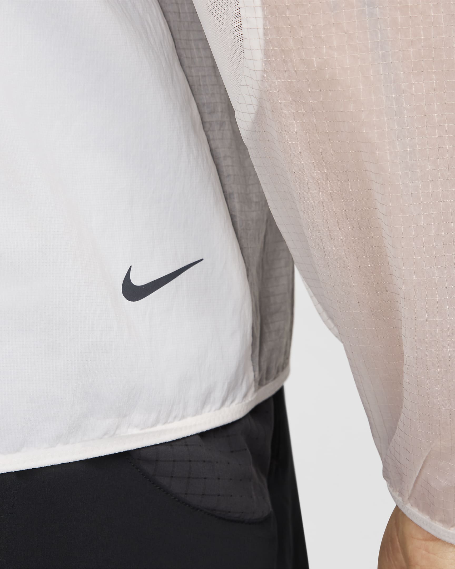 Chamarra de correr para hombre Nike Trail Aireez - Blanco cumbre/Vela/Negro