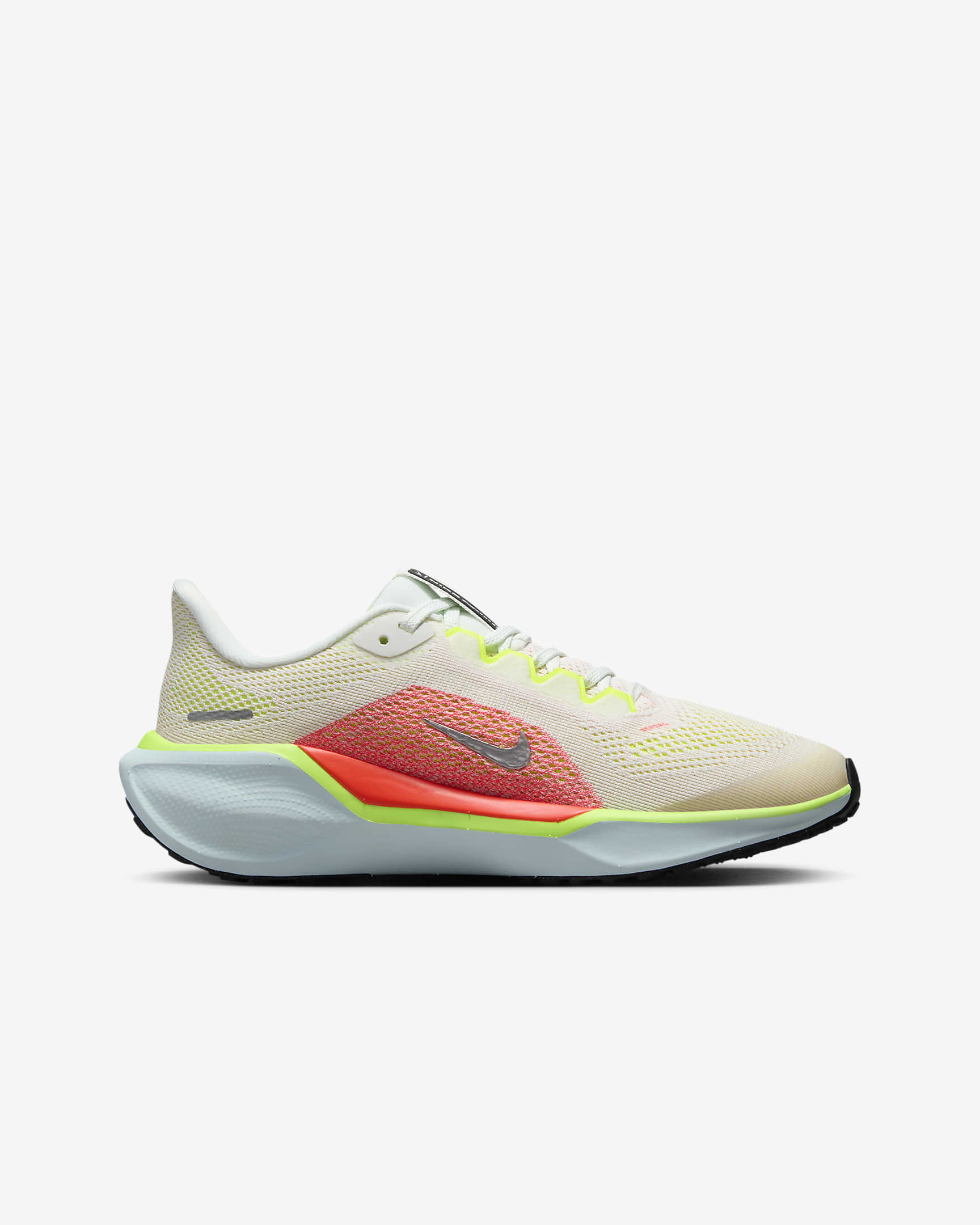 Nike Pegasus 41 Older Kids' Road Running Shoes - Summit White/Bright Crimson/Glacier Blue/Chrome