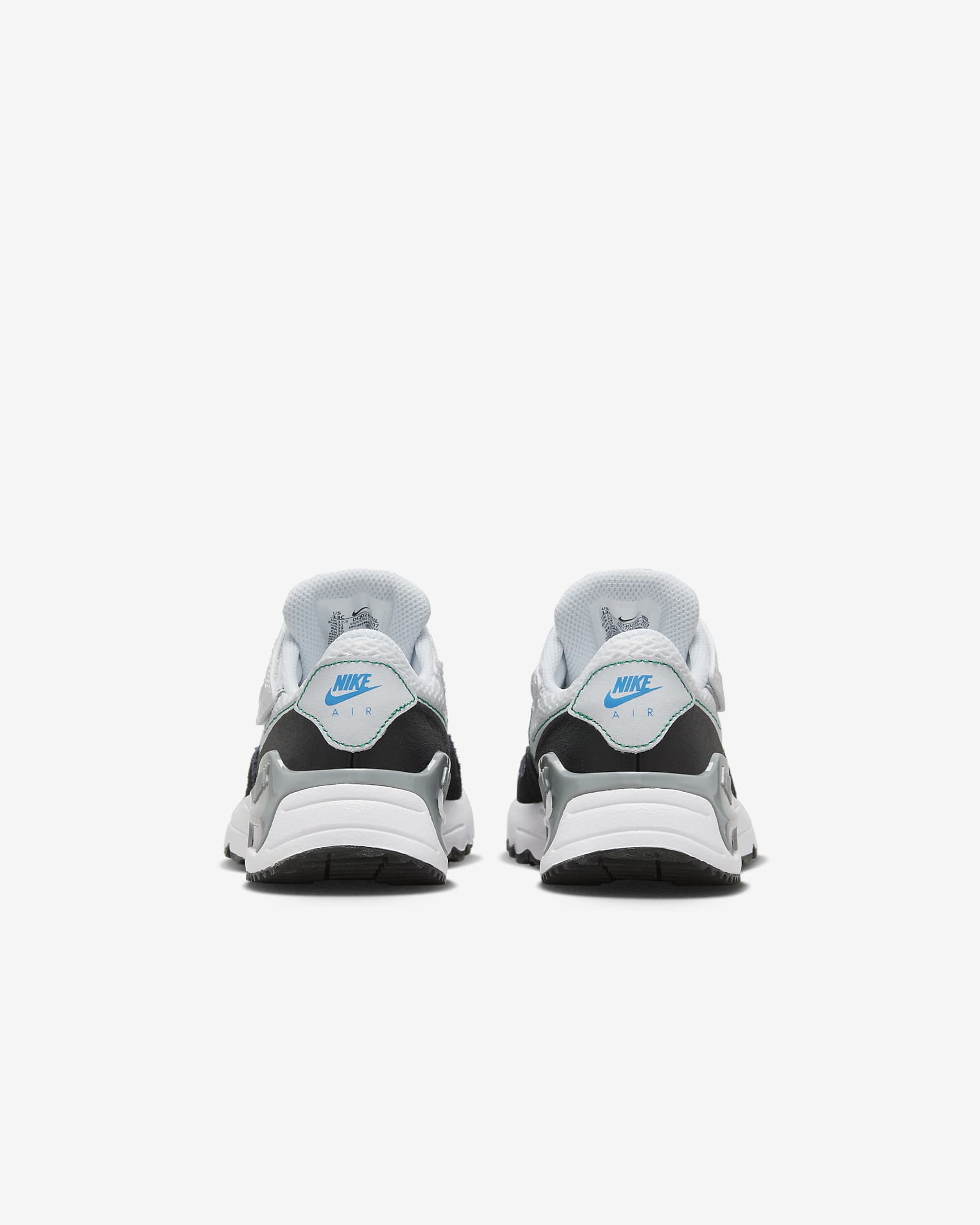 Nike Air Max SYSTM Younger Kids' Shoes - White/Black/Cool Grey/Pure Platinum