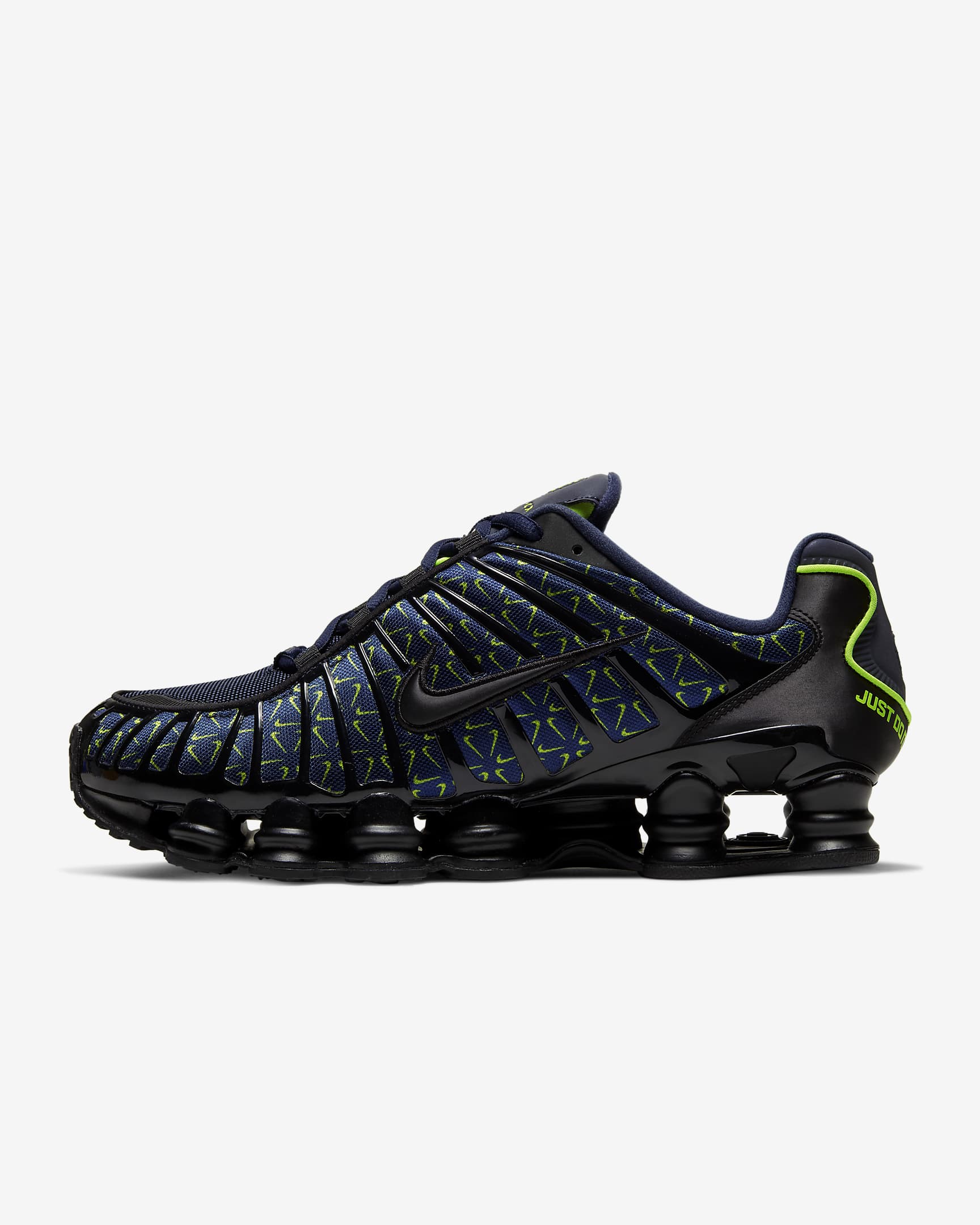 Nike Shox TL Men's Shoes - Obsidian/Volt/Black