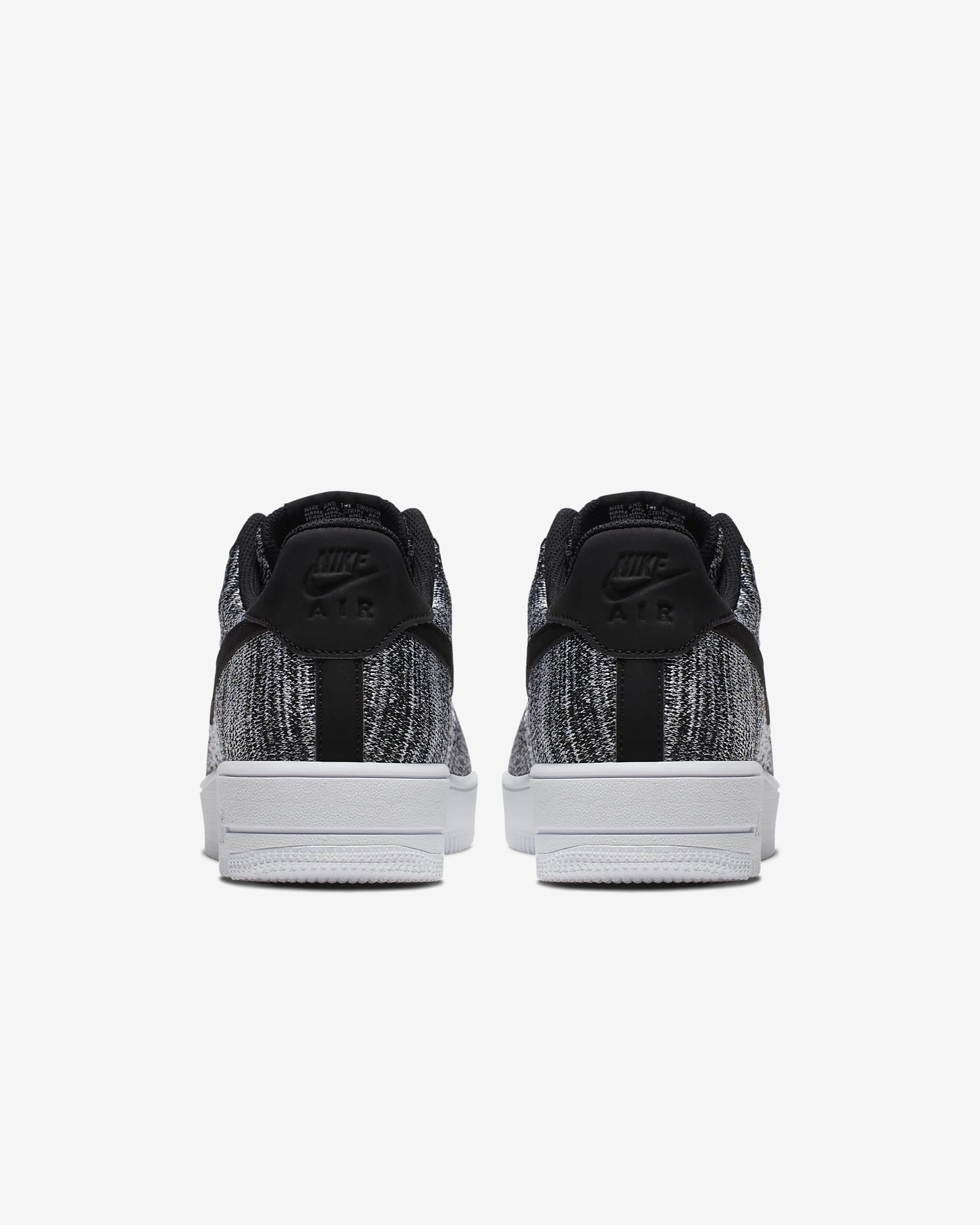 Nike Air Force 1 Flyknit 2.0 Zapatillas - Negro/Negro/Blanco/Pure Platinum