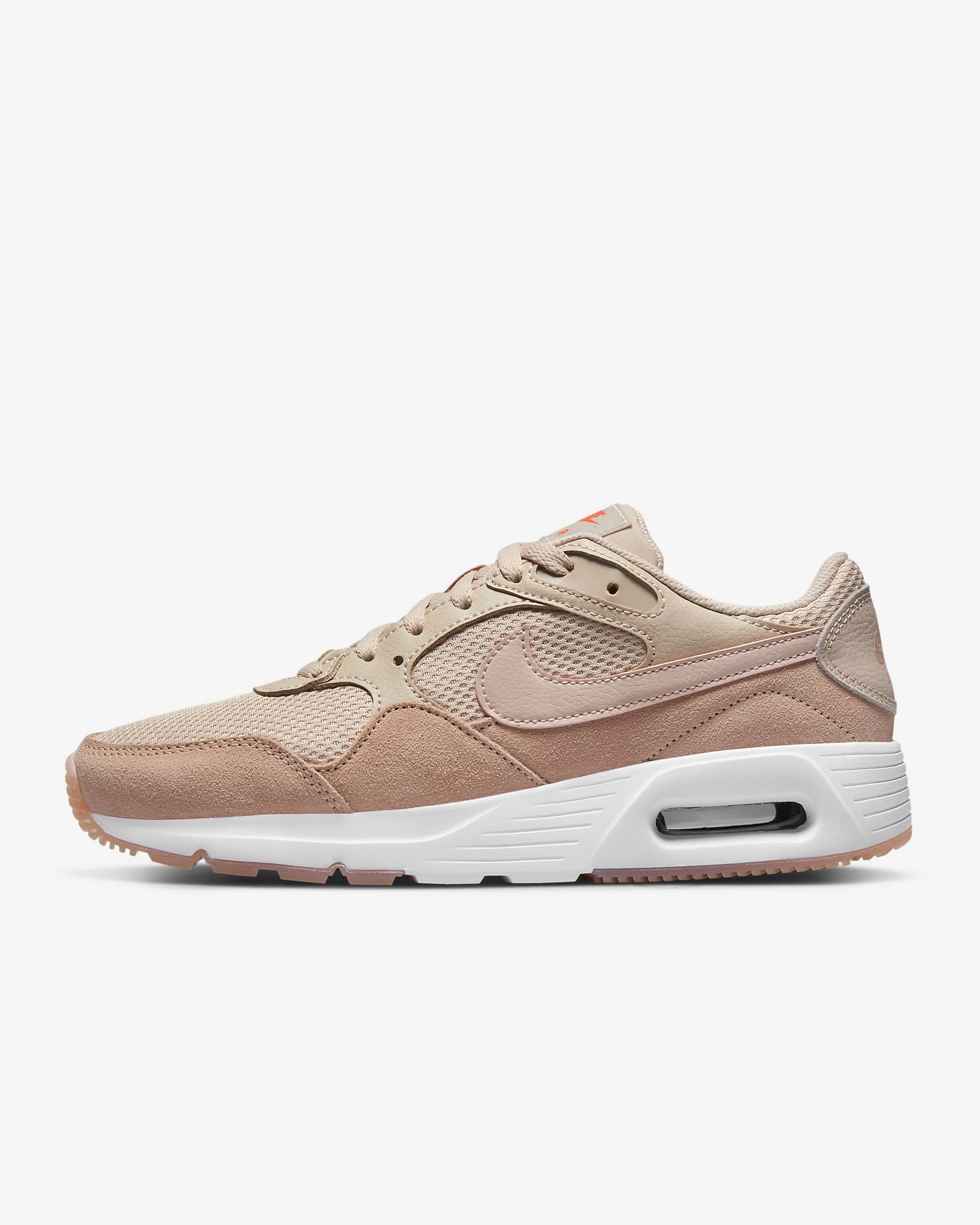 Nike Air Max SC Women's Shoes - Fossil Stone/Rose Whisper/White/Pink Oxford