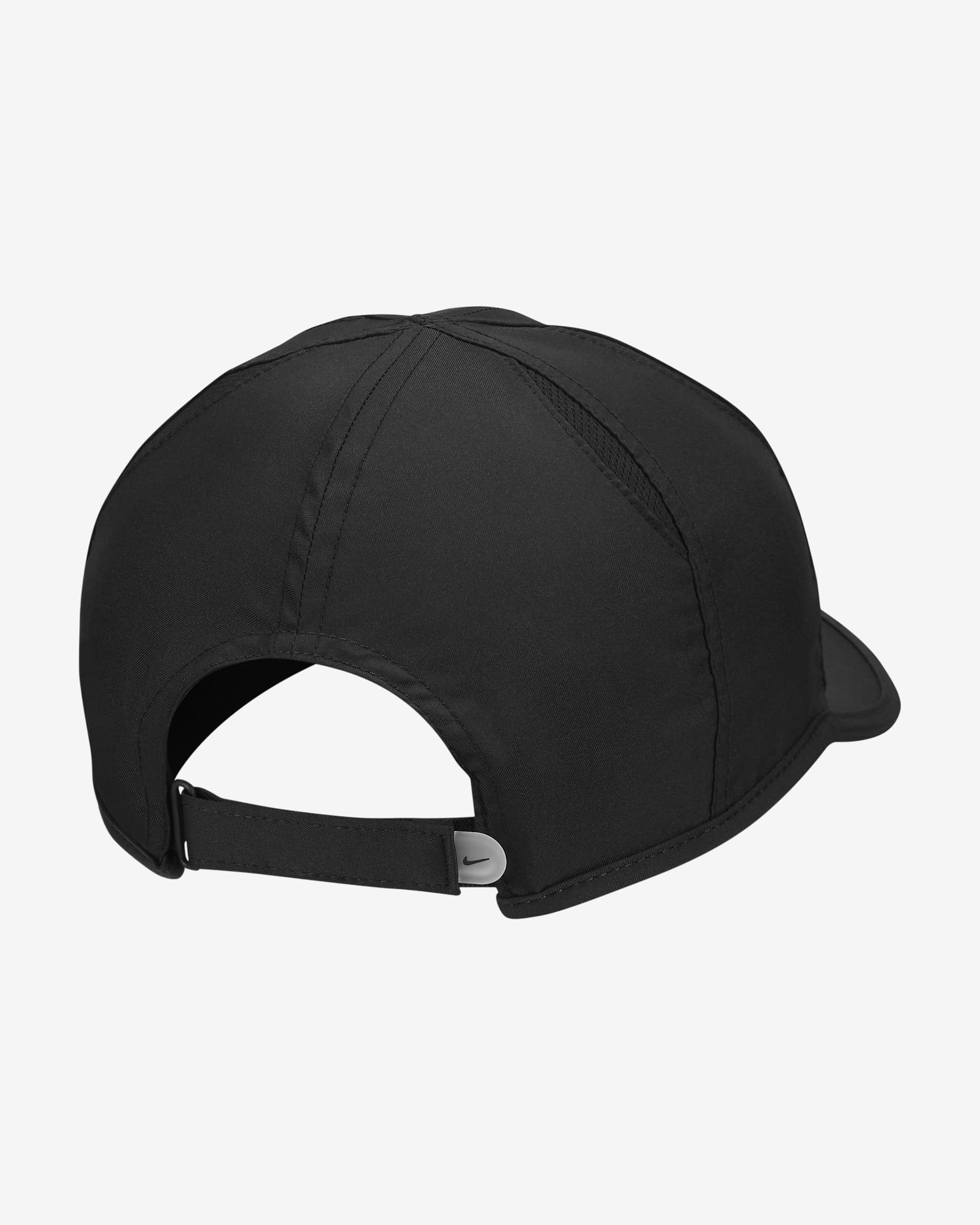 Gorra de running Nike Featherlight - Negro/Negro/Negro/Blanco