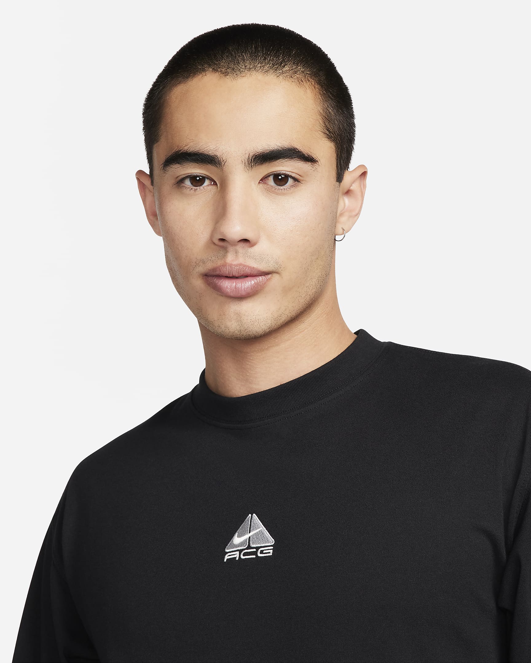 Nike ACG "Lungs" Men's Long-Sleeve T-Shirt - Black/Summit White