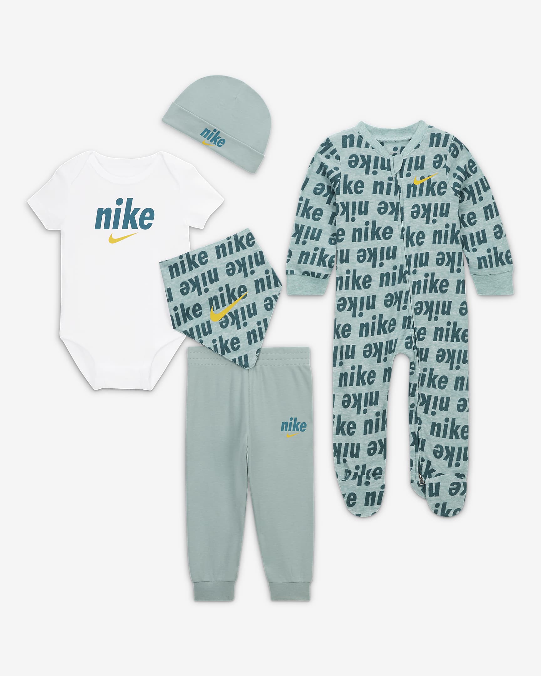 Conjunto de 5 piezas Essentials para bebé Nike E1D1. Nike.com