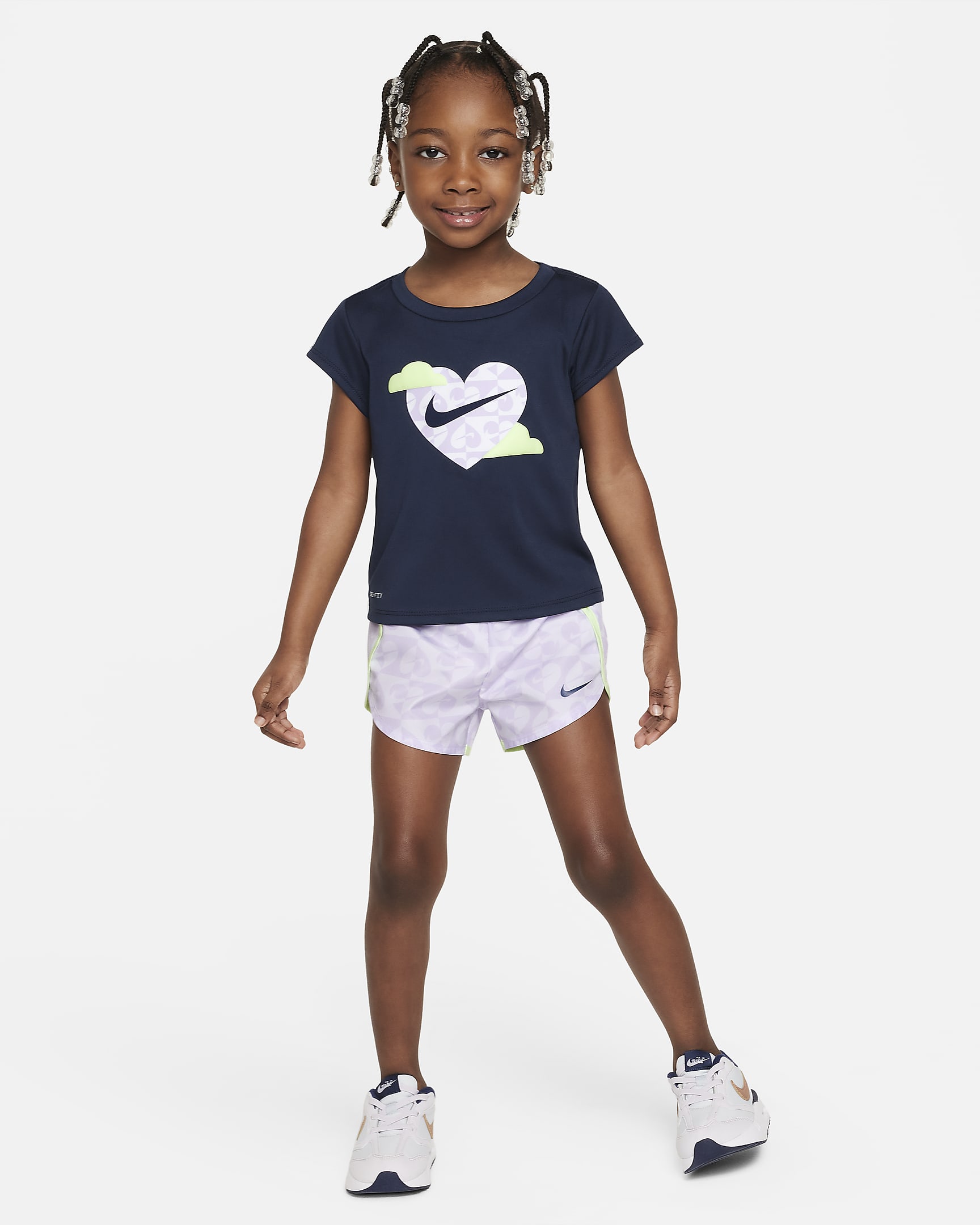 Nike Sweet Swoosh Dri-FIT Sprinter Toddler 2-Piece Sprinter Set. Nike.com