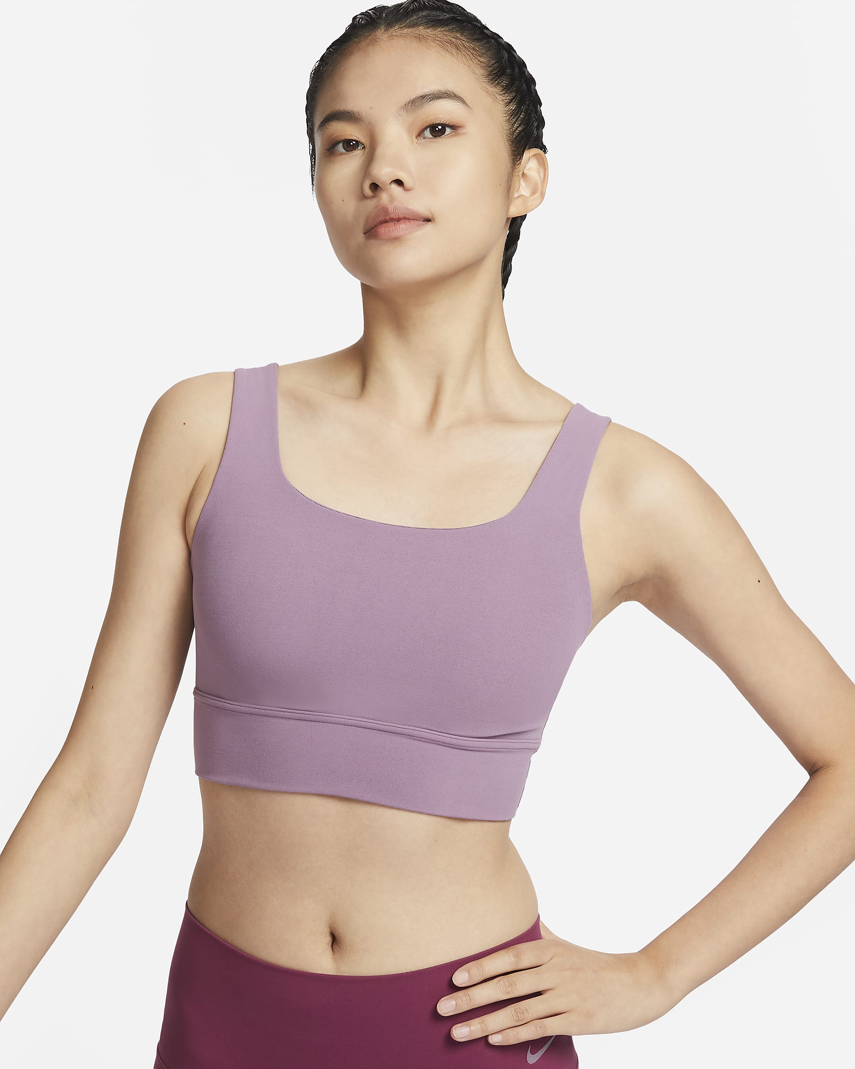 Nike Alate Ellipse Women's Medium-Support Padded Longline Sports Bra ...