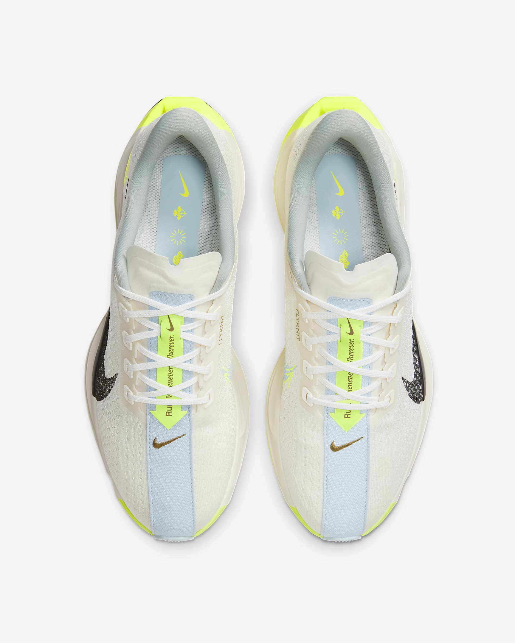 Nike Pegasus Plus Men's Road Running Shoes - Sail/Pale Ivory/Volt/Black