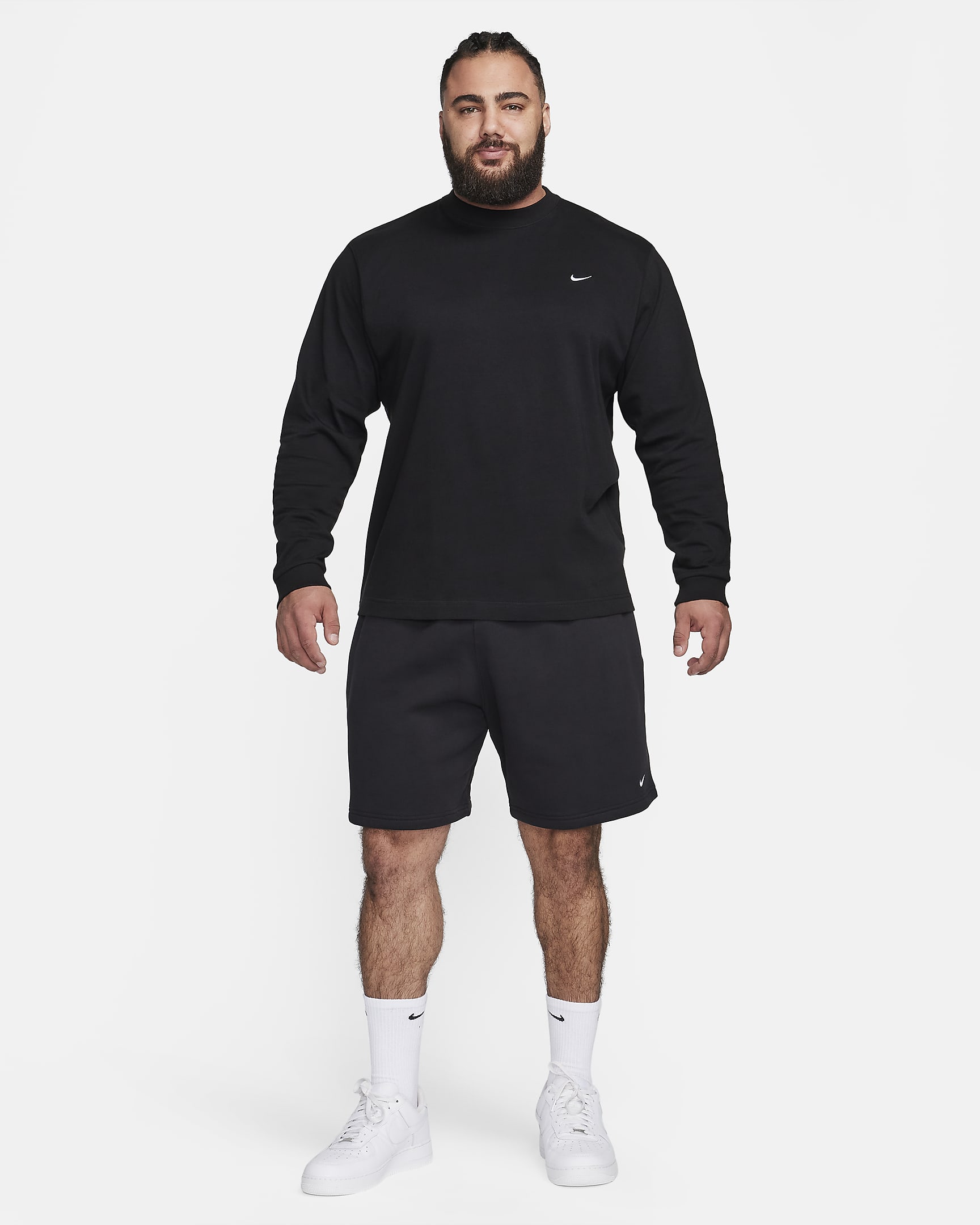 Nike Solo Swoosh Men's Long-Sleeve Top. Nike BE