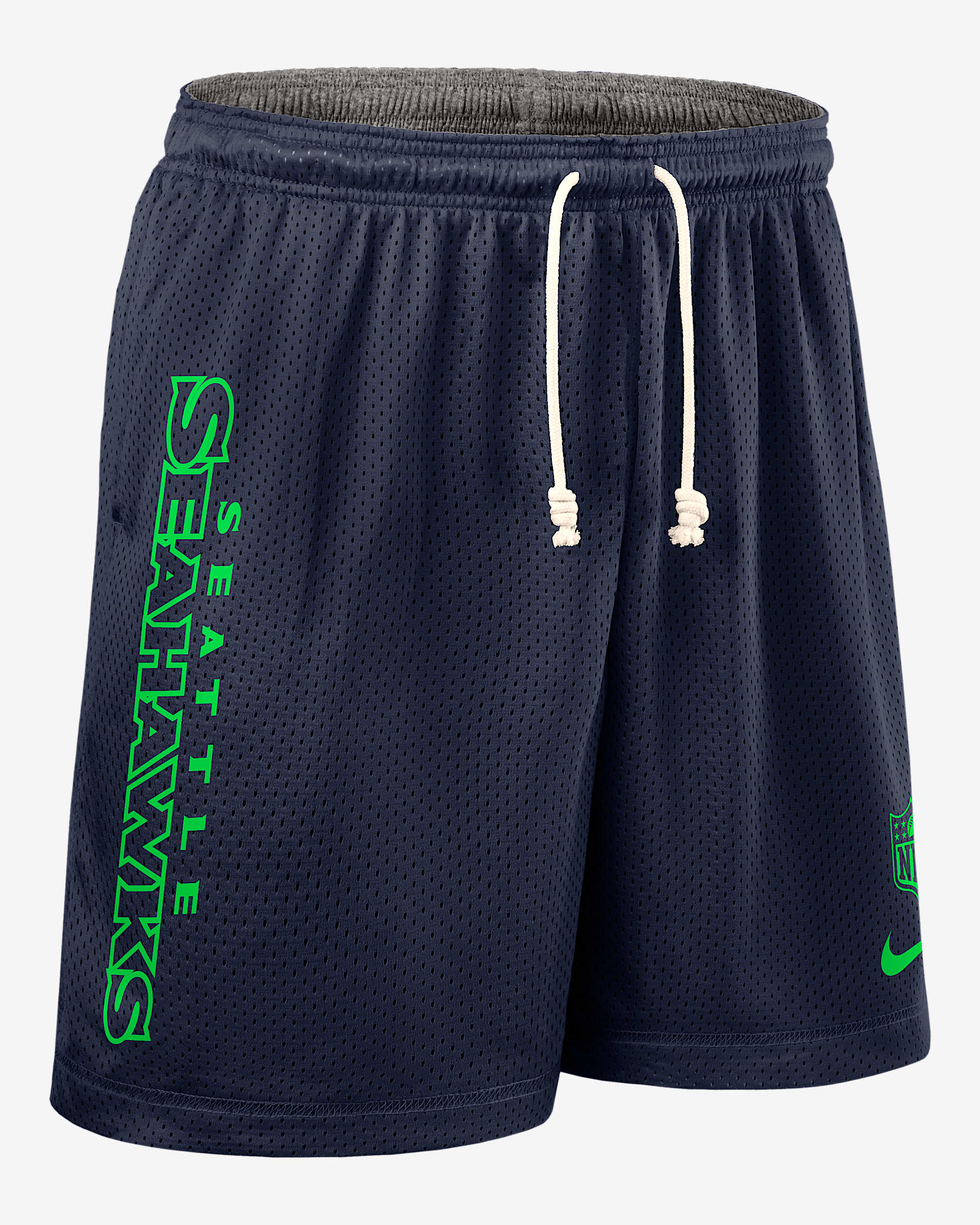 Seattle Seahawks Sideline Reversible Men’s Nike Dri-FIT NFL Shorts - Navy