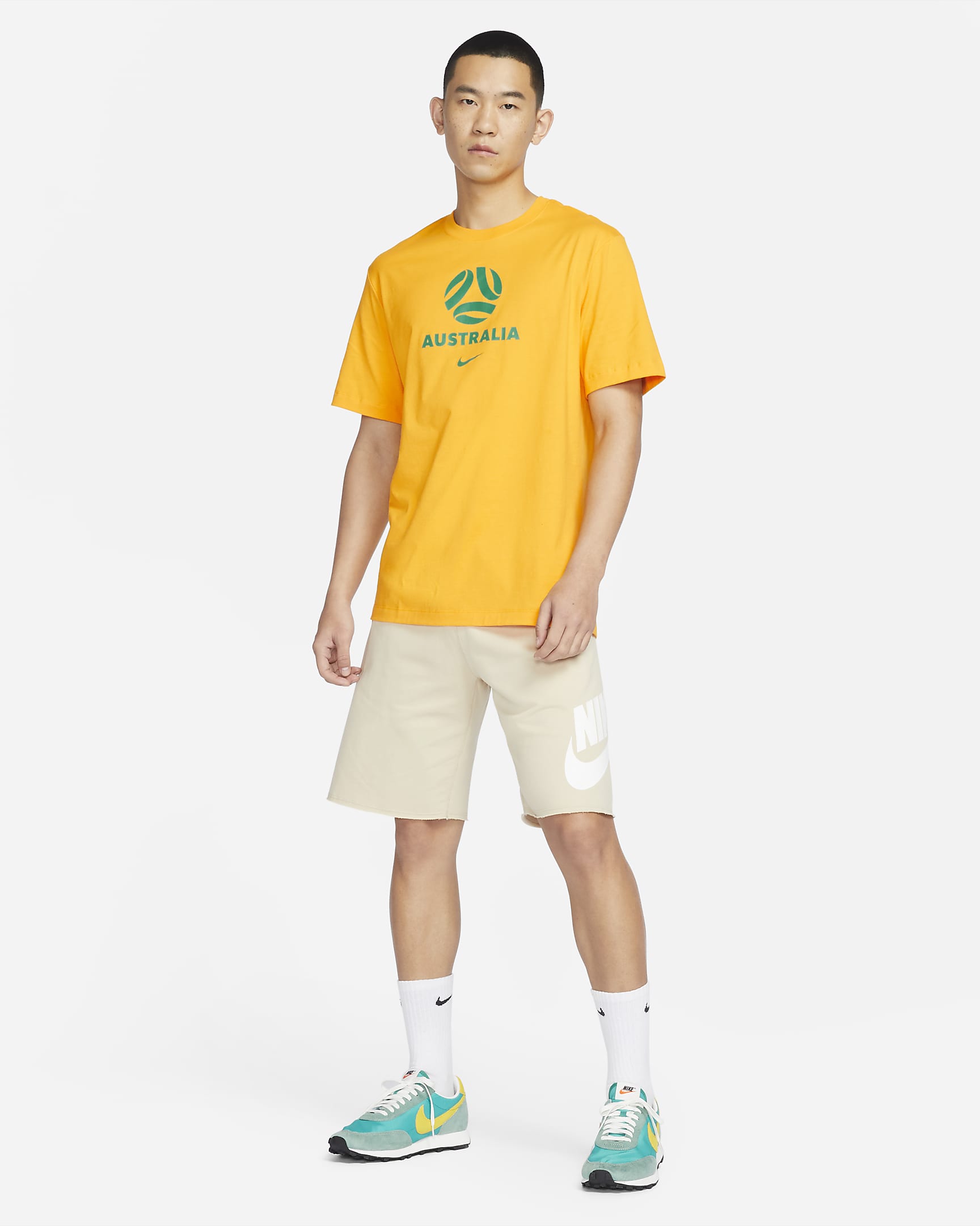 Australia Men's Nike T-Shirt - University Gold