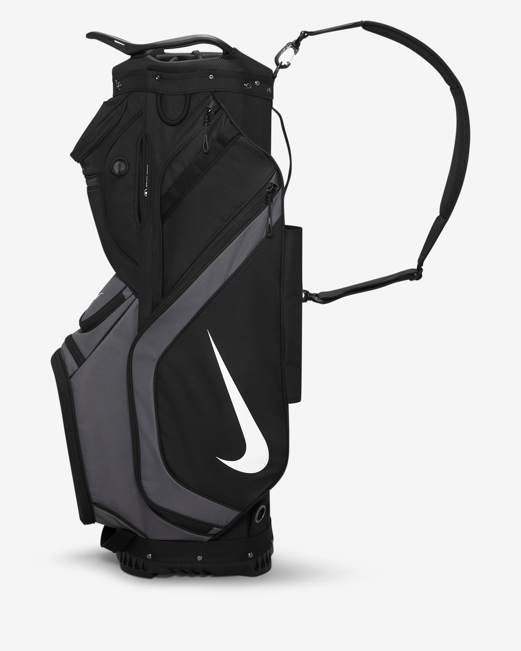 Nike Performance Cart Golf Bag - Black/Iron Grey/White