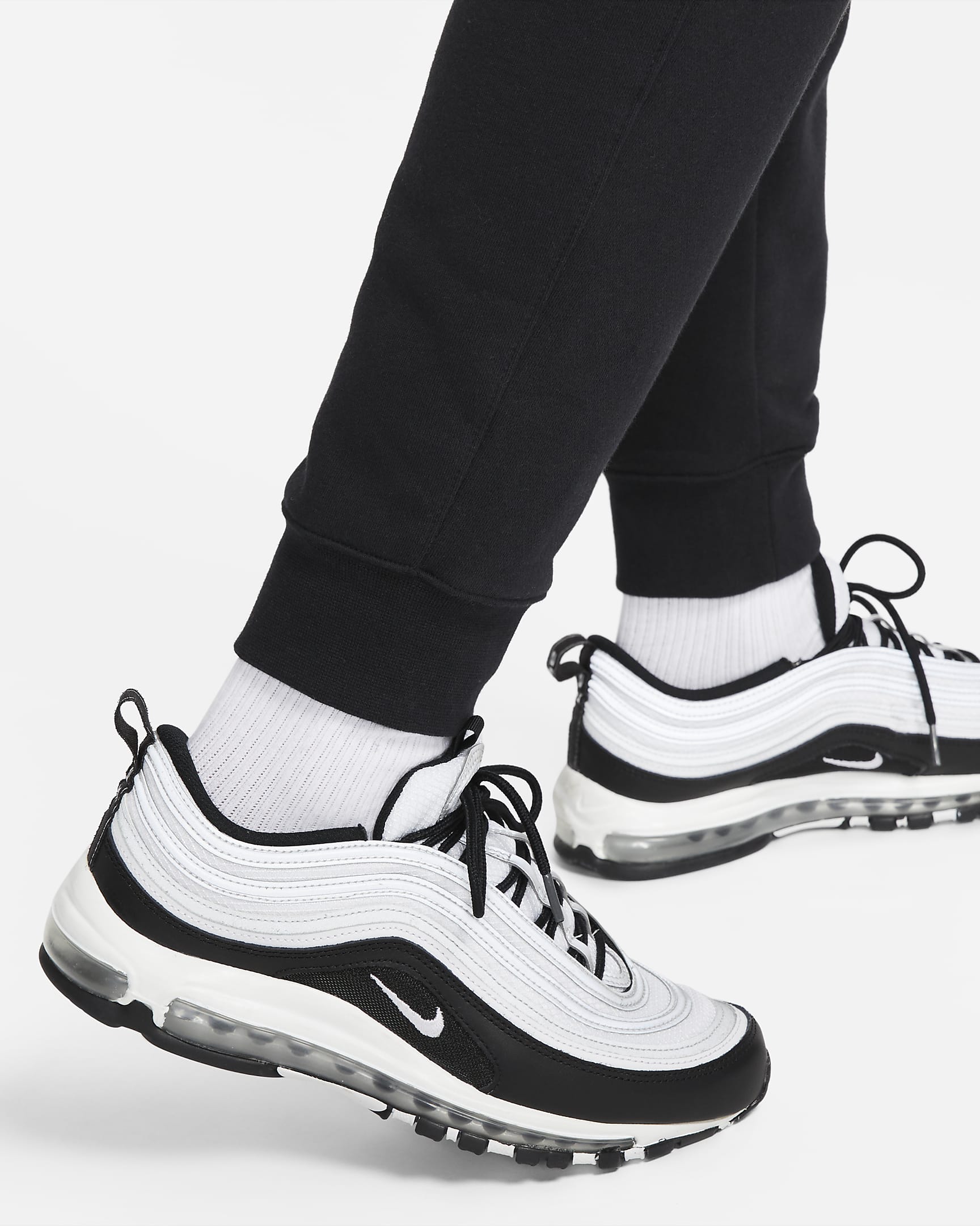 Nike Sportswear Club Fleece Joggers - Black/Black/White