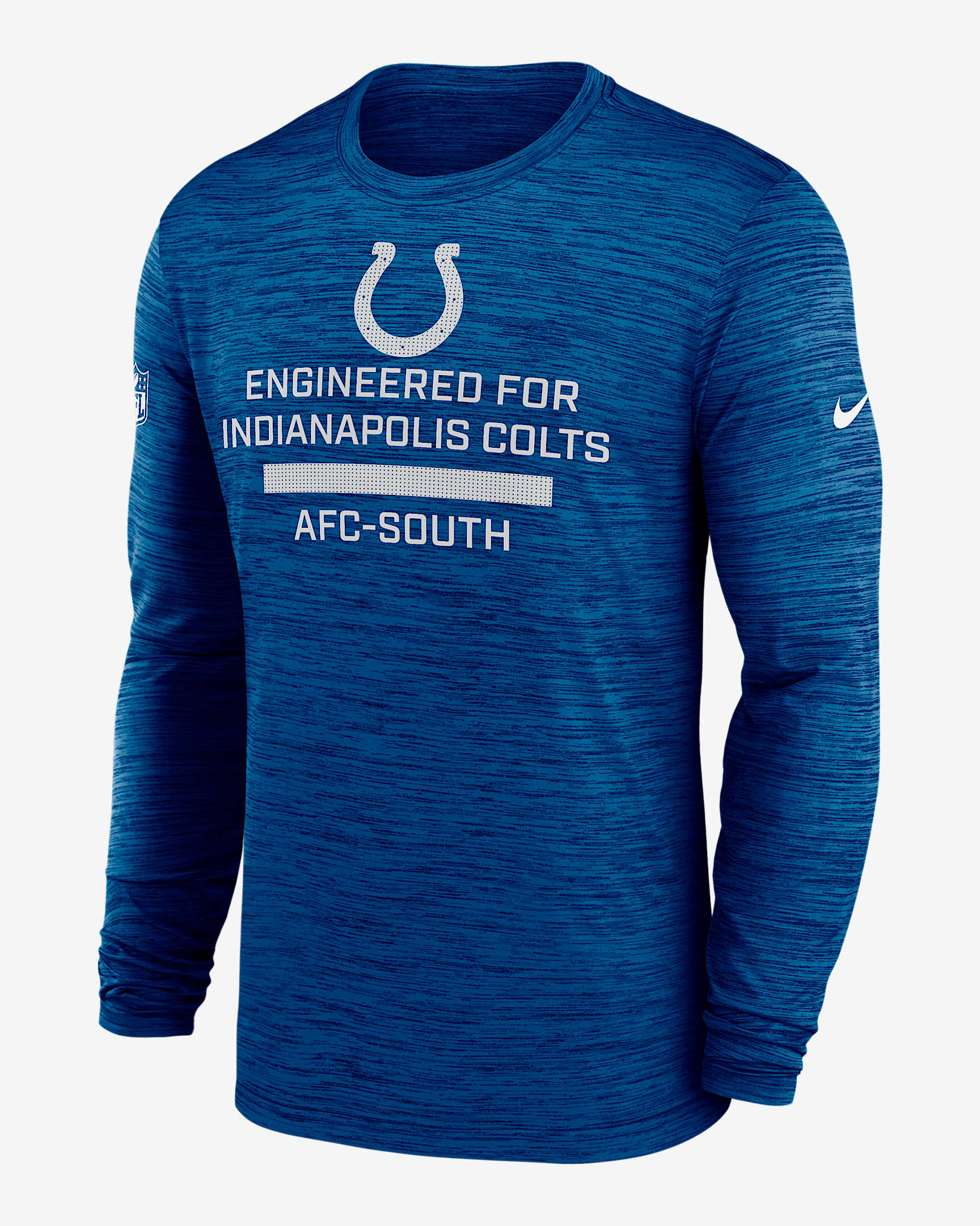 Indianapolis Colts Sideline Team Issue Velocity Men's Nike Dri-FIT NFL Long-Sleeve T-Shirt - Blue