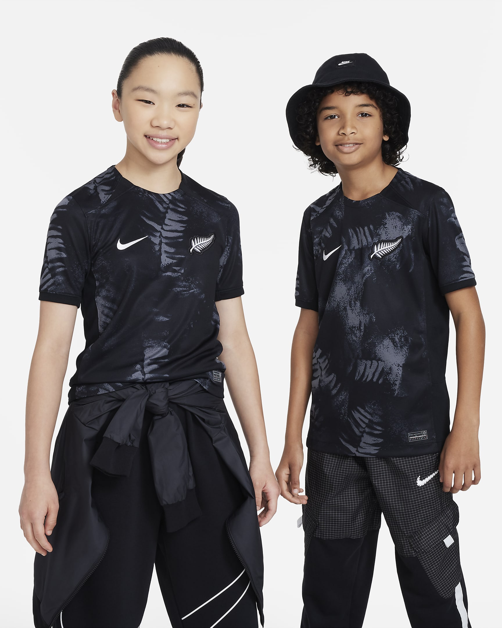 New Zealand 2023 Stadium Home Older Kids' Nike Dri-FIT Football Shirt ...