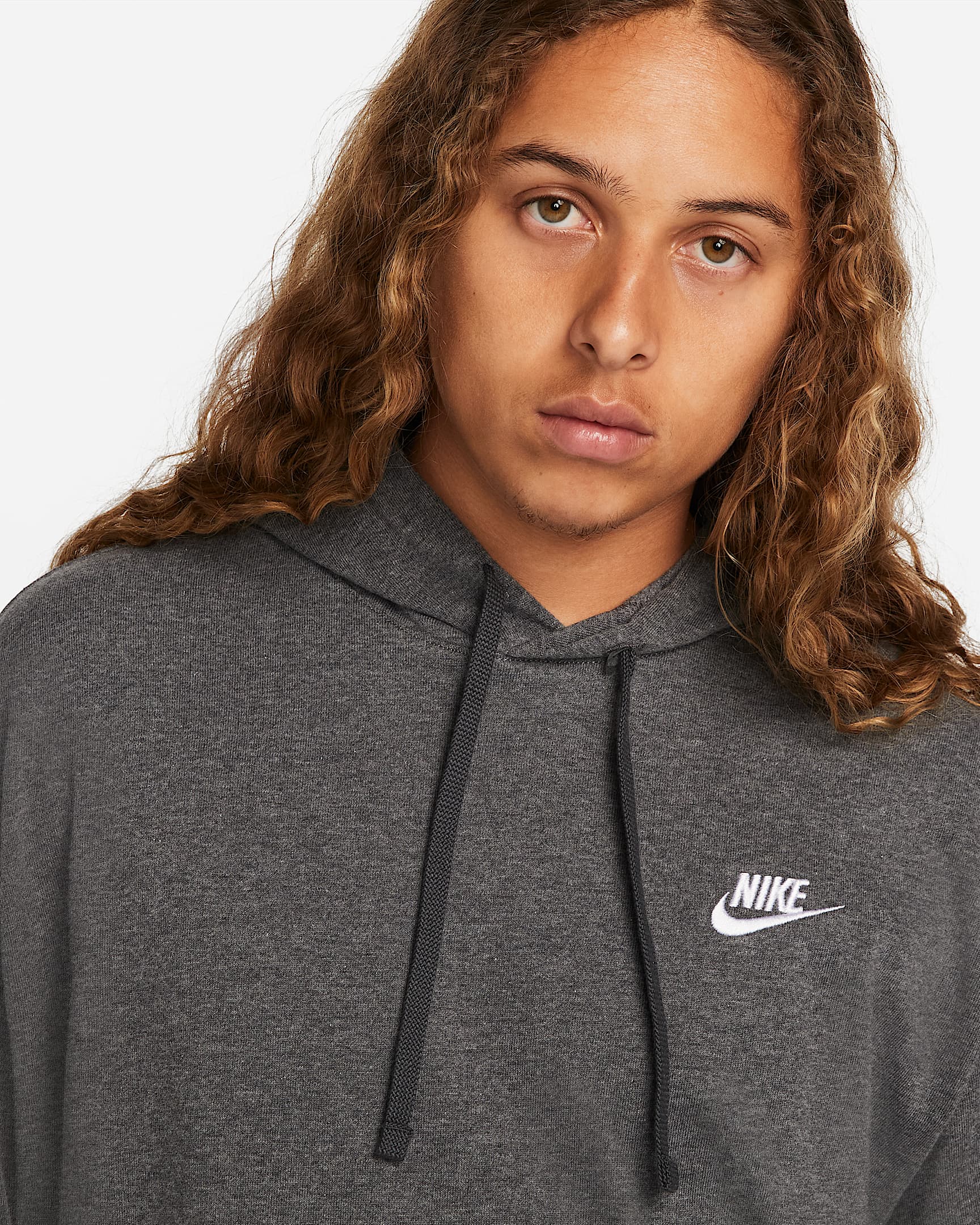 Nike Sportswear Club Men's Jersey Pullover Hoodie.