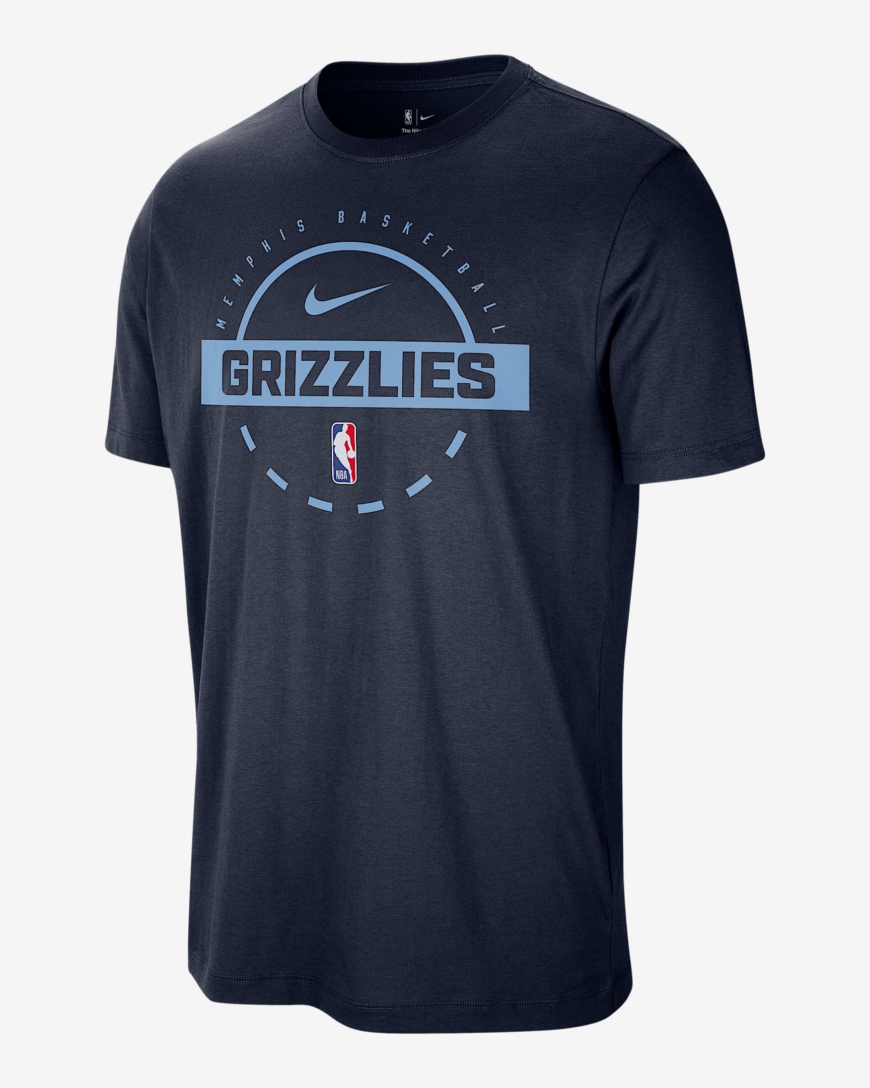 Playera de entrenamiento Nike de la NBA para hombre Memphis Grizzlies - Azul marino universitario
