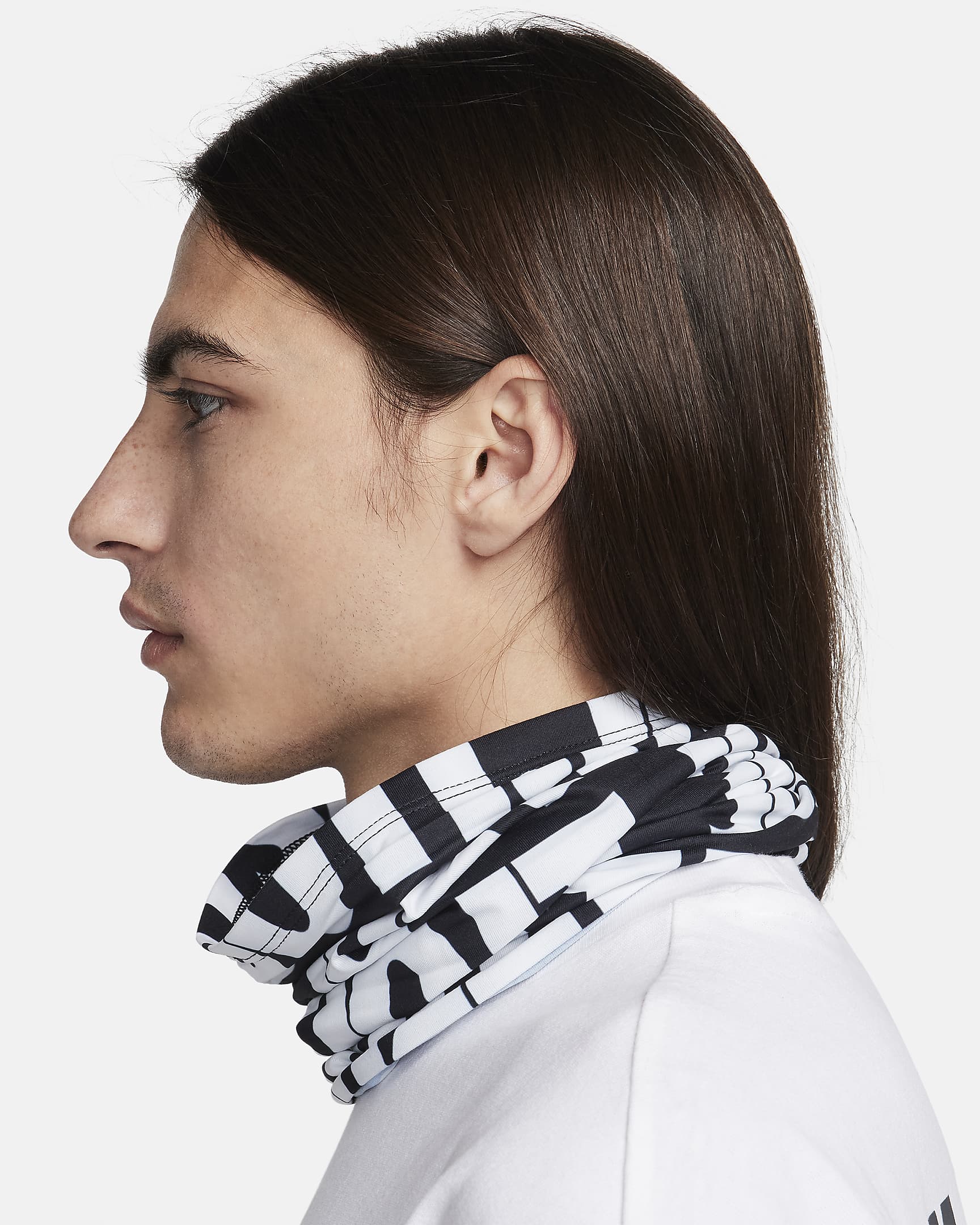 Nike Classic Neck Wrap - Black/White