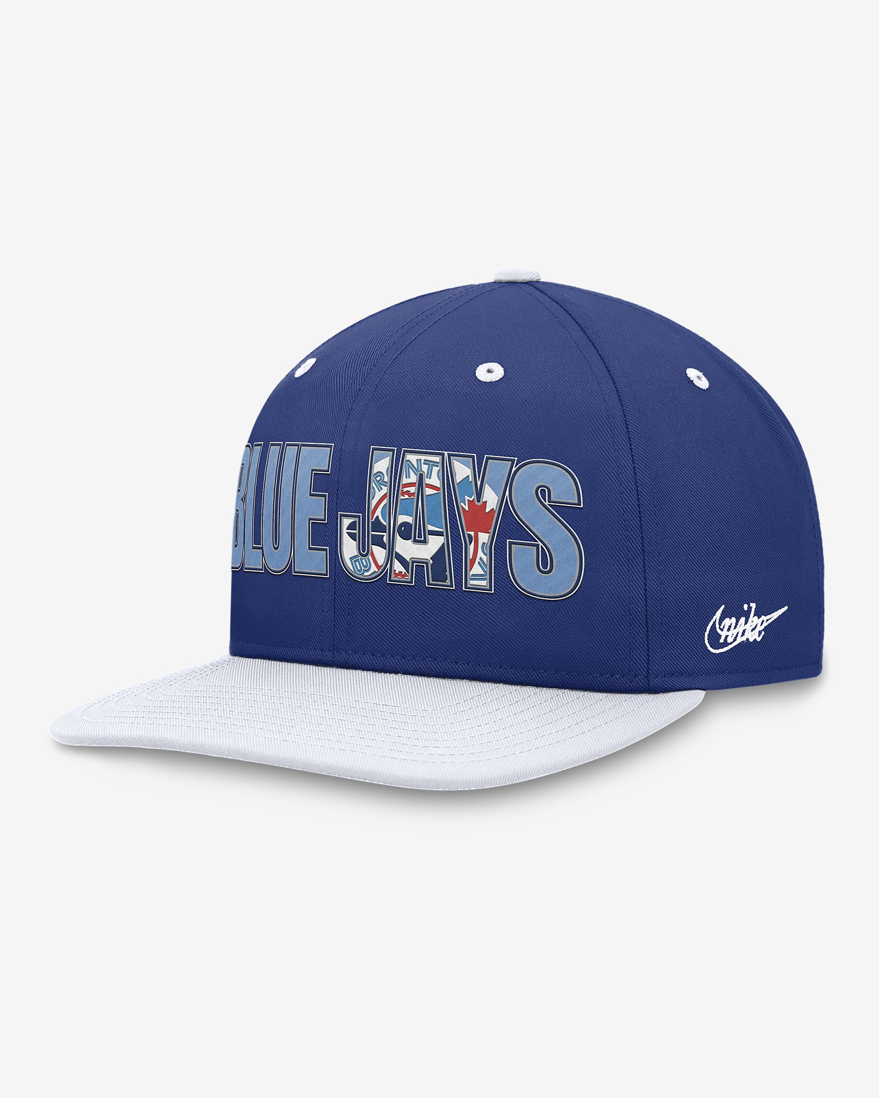 Toronto Blue Jays Pro Cooperstown Men's Nike MLB Adjustable Hat - Royal/White