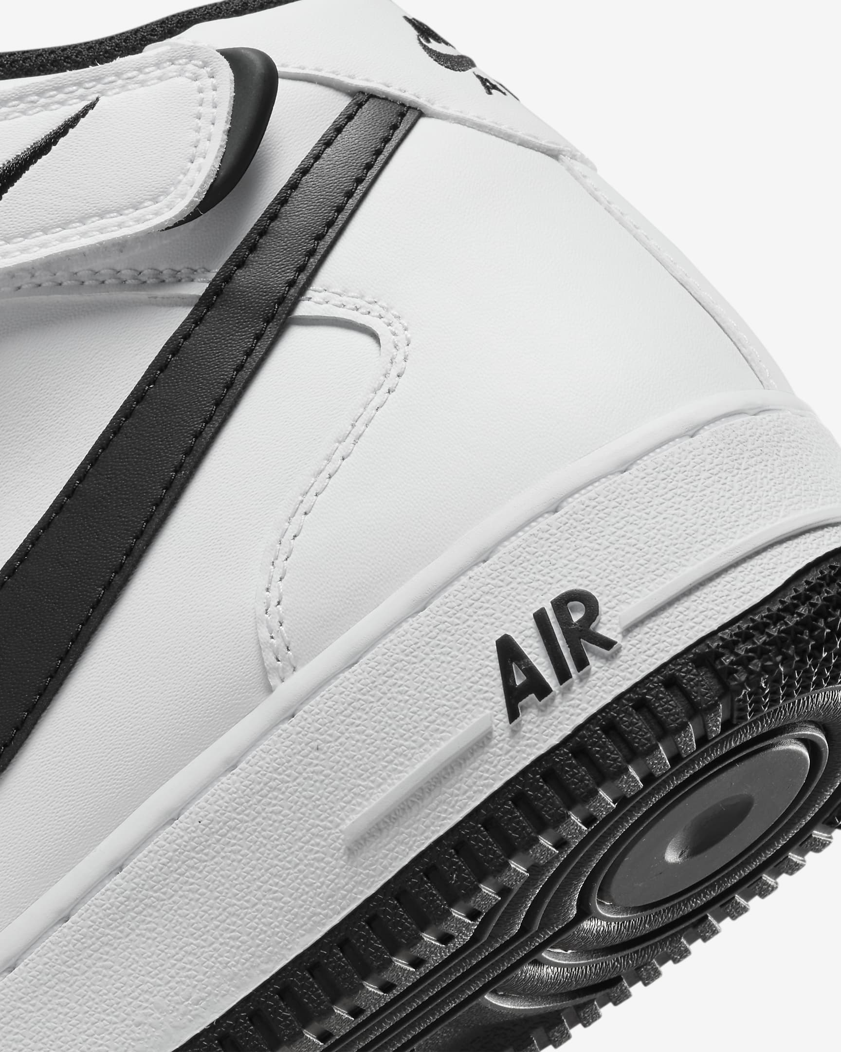 Nike Air Force 1 Mid '07 Men's Shoes - White/White/Black