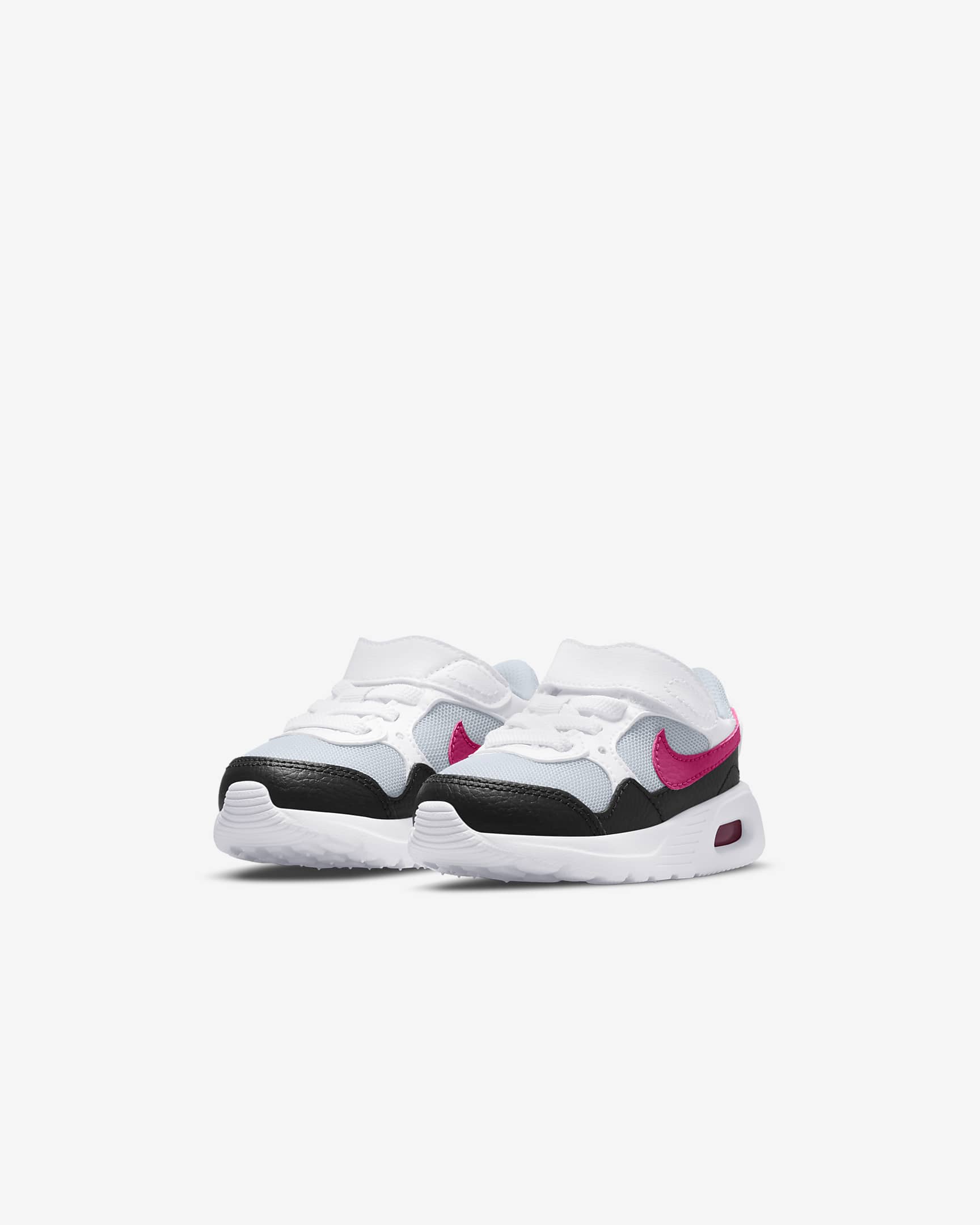 Tenis para bebé e infantil Nike Air Max SC - Platino puro/Blanco/Sombrío apagado/Rosa óptimo