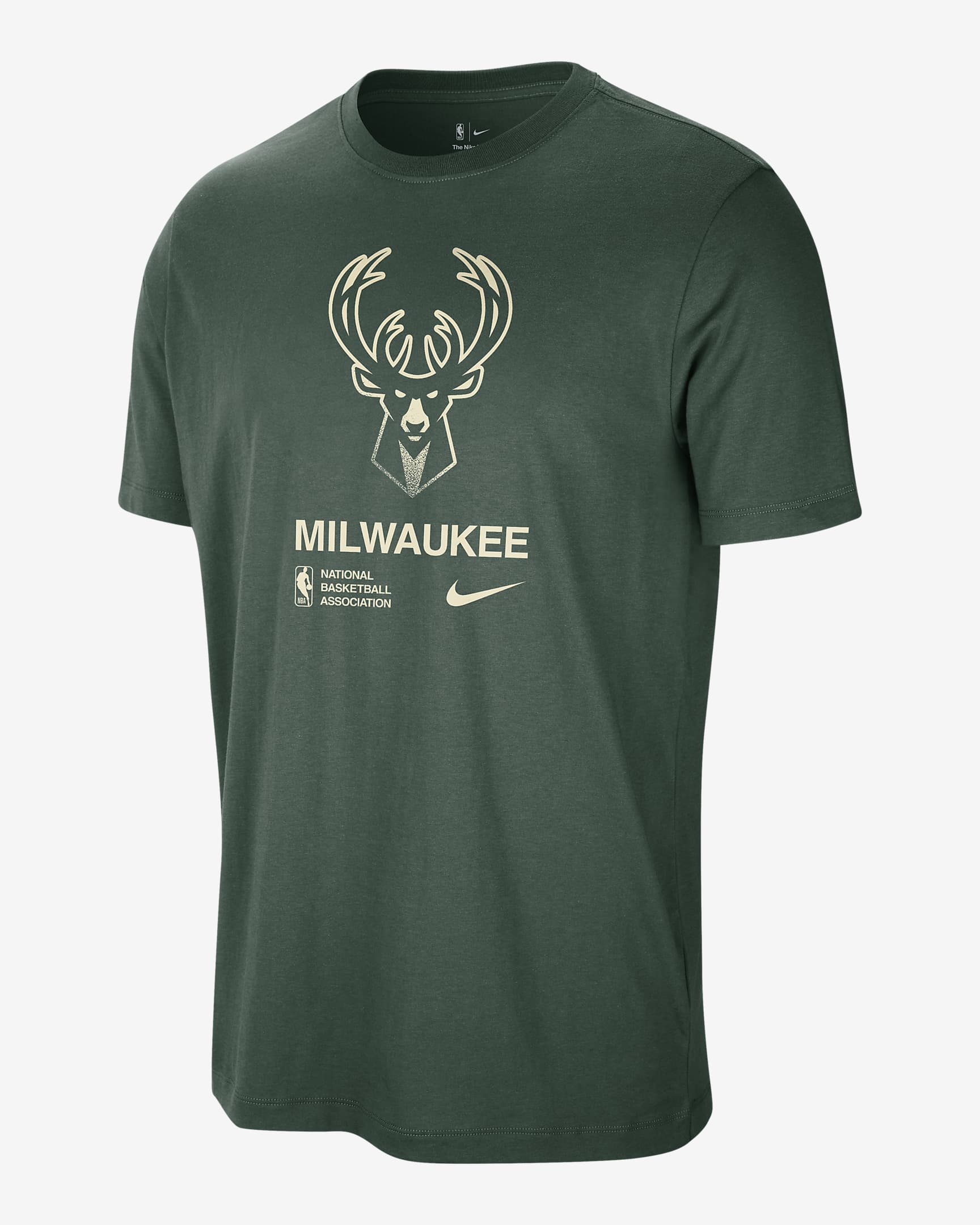 Milwaukee Bucks Courtside Nike NBA-T-Shirt für Herren - Fir